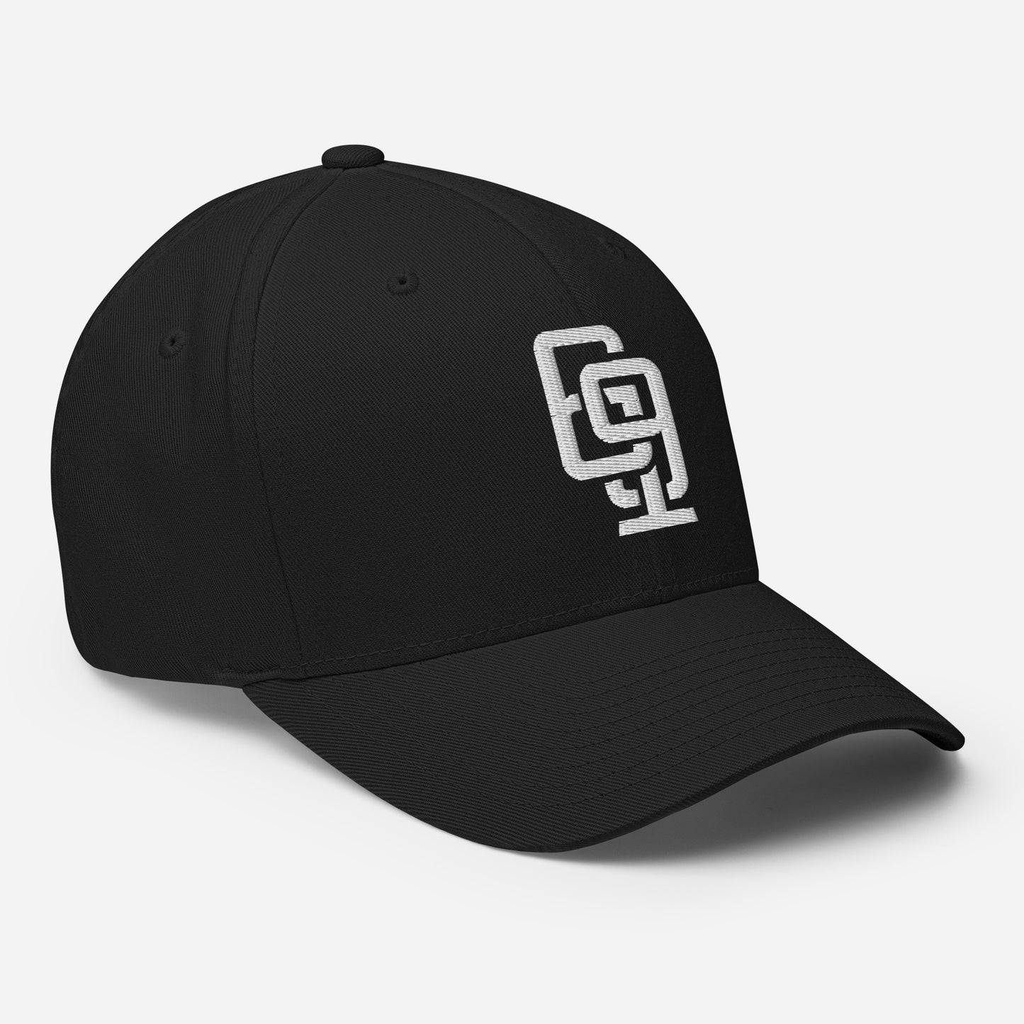 "619" Structured Twill Cap | E Luna Brand ESSENTIAL | 2 White Thread Logos