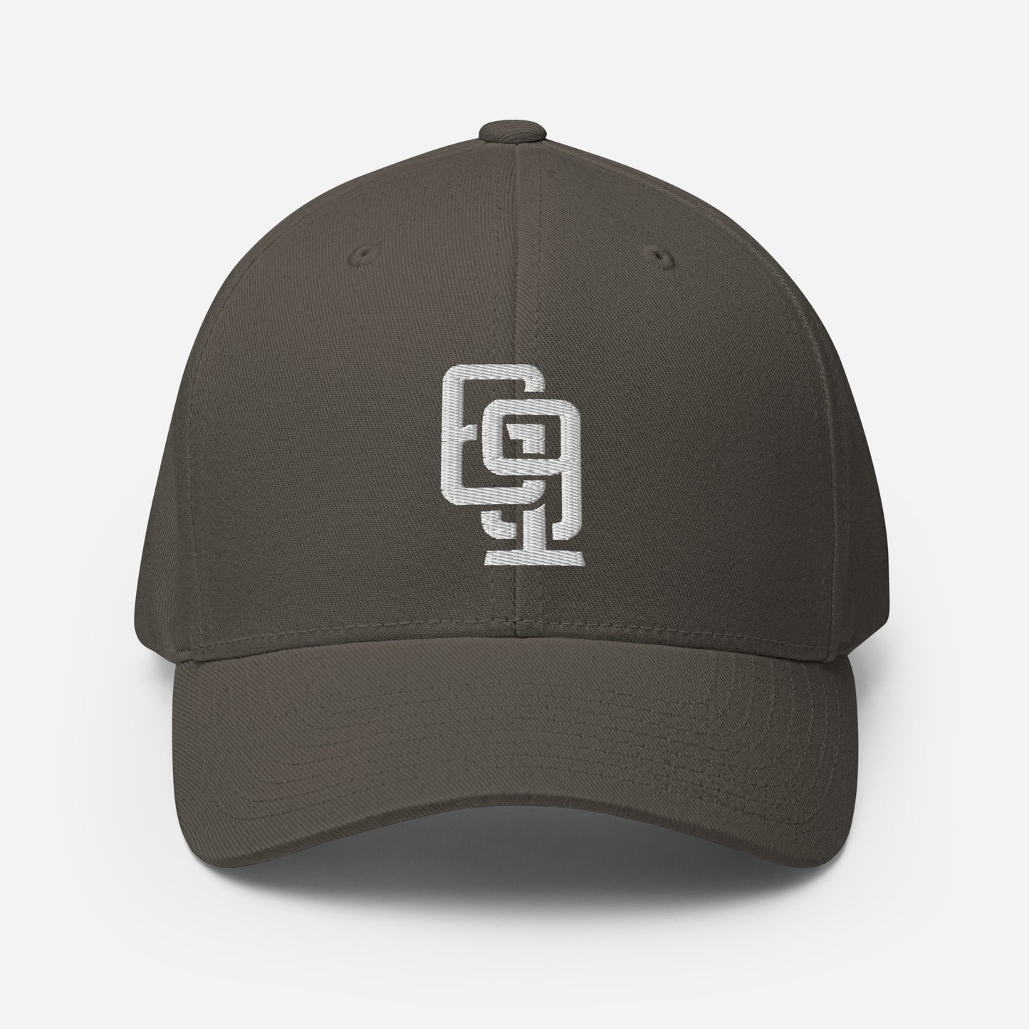 "619" Structured Twill Cap | E Luna Brand ESSENTIAL | 2 White Thread Logos