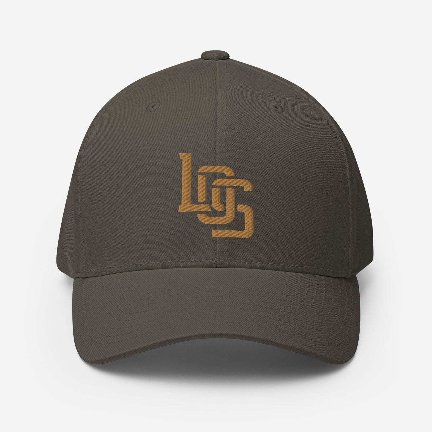 "LOS" Structured Twill Cap | E Luna Brand ESSENTIAL | 2 Old Gold Thread Logos