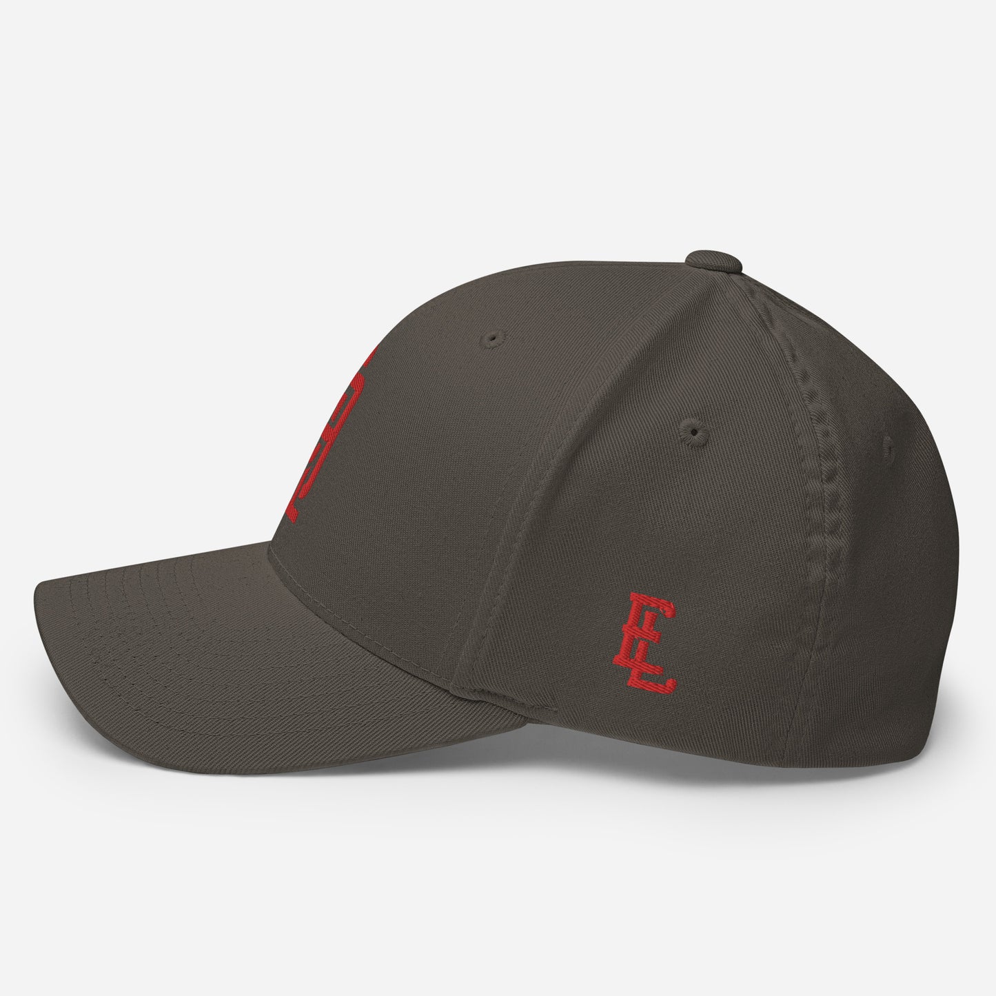 "619" Structured Twill Cap | E Luna Brand ESSENTIAL | 2 Red Thread Logos