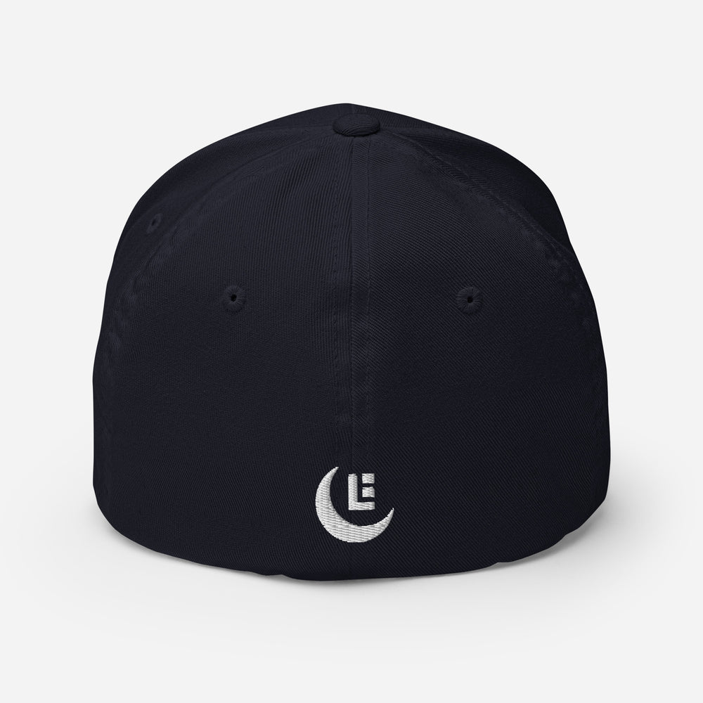 "SAN" Structured Twill Cap | E Luna Brand PREMIUM | 4 White Thread Logos | 3D Puff Edition