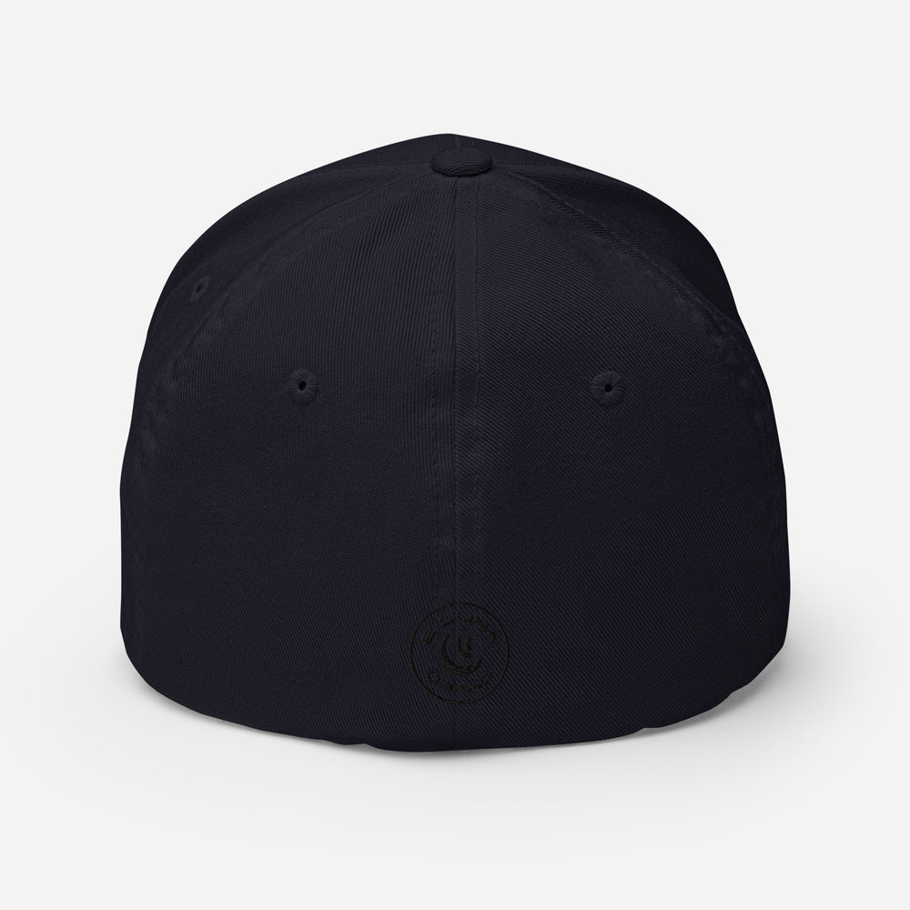 "SAN" Structured Twill Cap | E Luna Brand SELECT | 3 Black Thread Logos | 3D Puff Edition