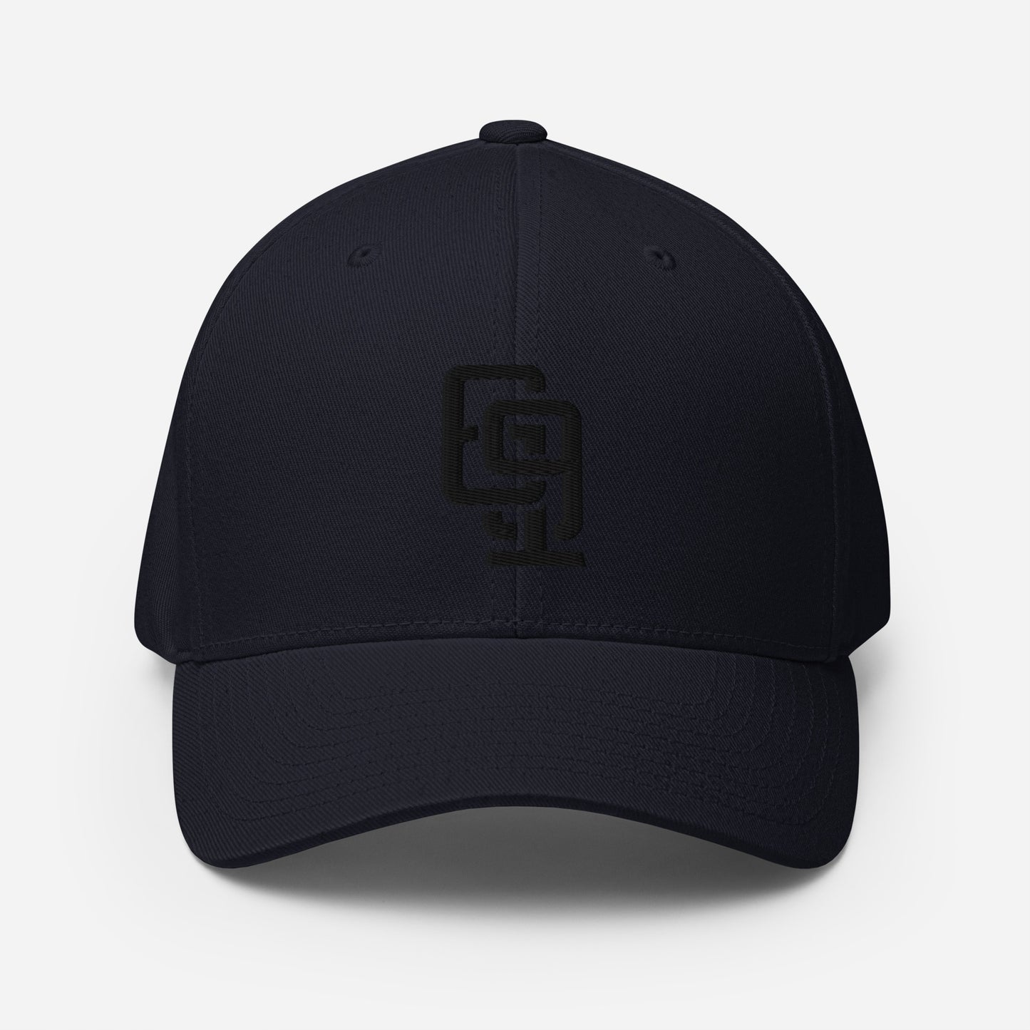 "619" Structured Twill Cap | E Luna Brand ESSENTIAL | 2 Black Thread Logos