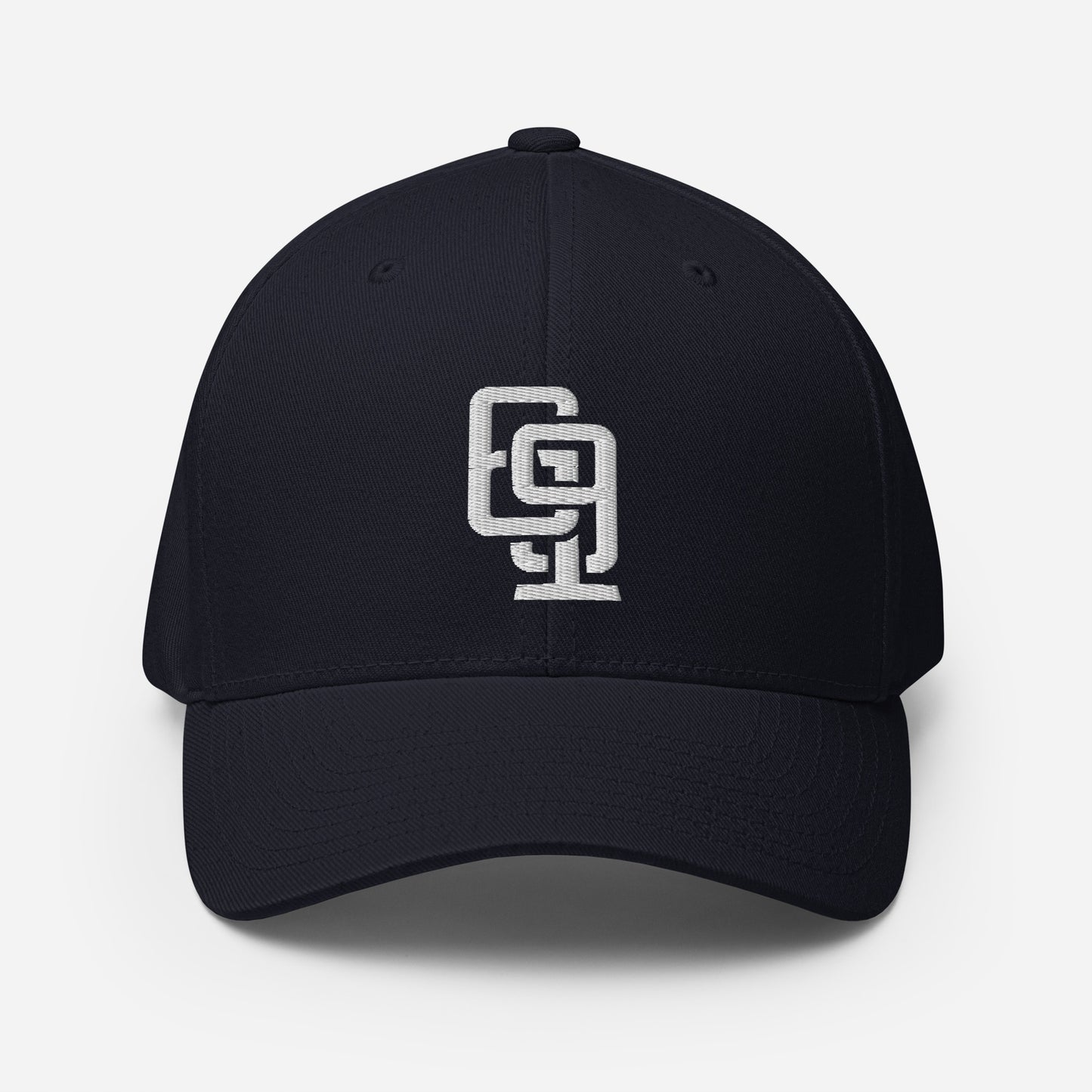 "619" Structured Twill Cap | E Luna Brand ESSENTIAL | 2 White Thread Logos
