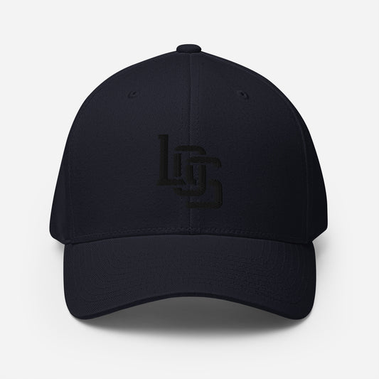"LOS" Structured Twill Cap | E Luna Brand ESSENTIAL | 2 Black Thread Logos