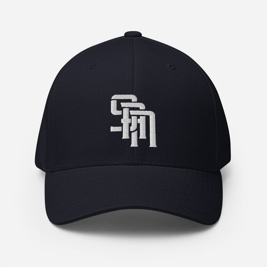 "SAN" Structured Twill Cap | E Luna Brand SELECT | 3 White Thread Logos | 3D Puff Edition
