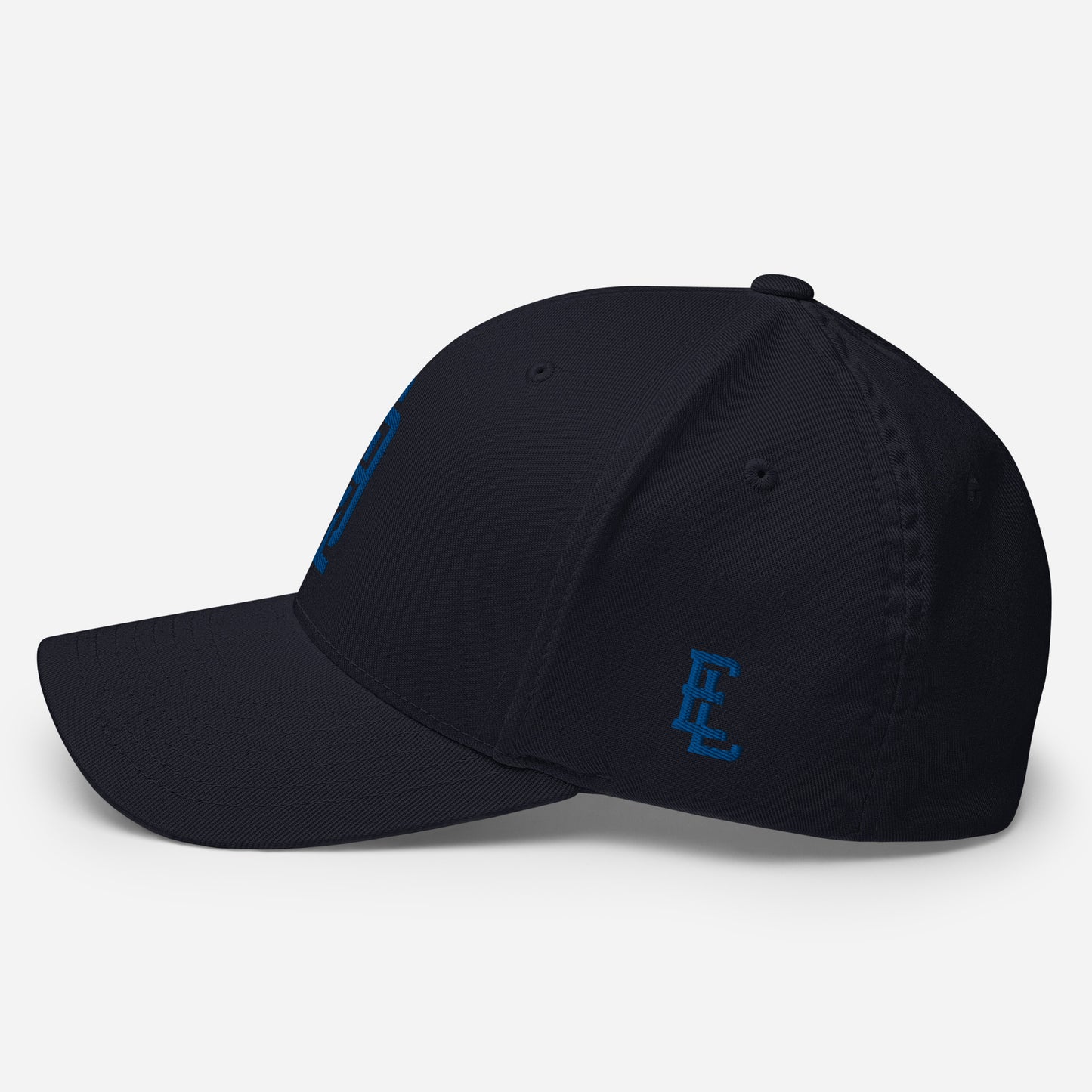 "619" Structured Twill Cap | E Luna Brand ESSENTIAL | 2 Royal Thread Logos
