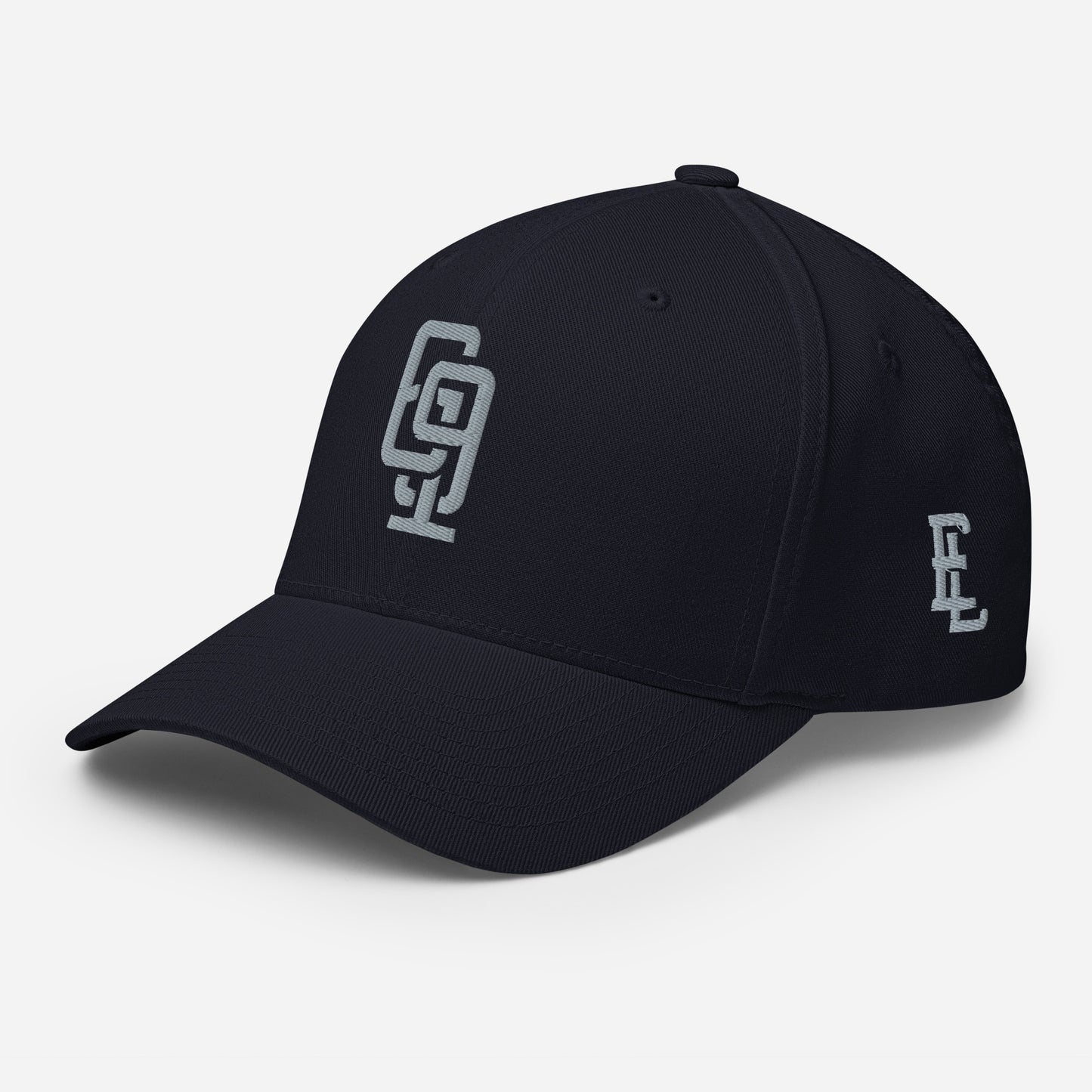 "619" Structured Twill Cap | E Luna Brand ESSENTIAL | 2 Grey Thread Logos