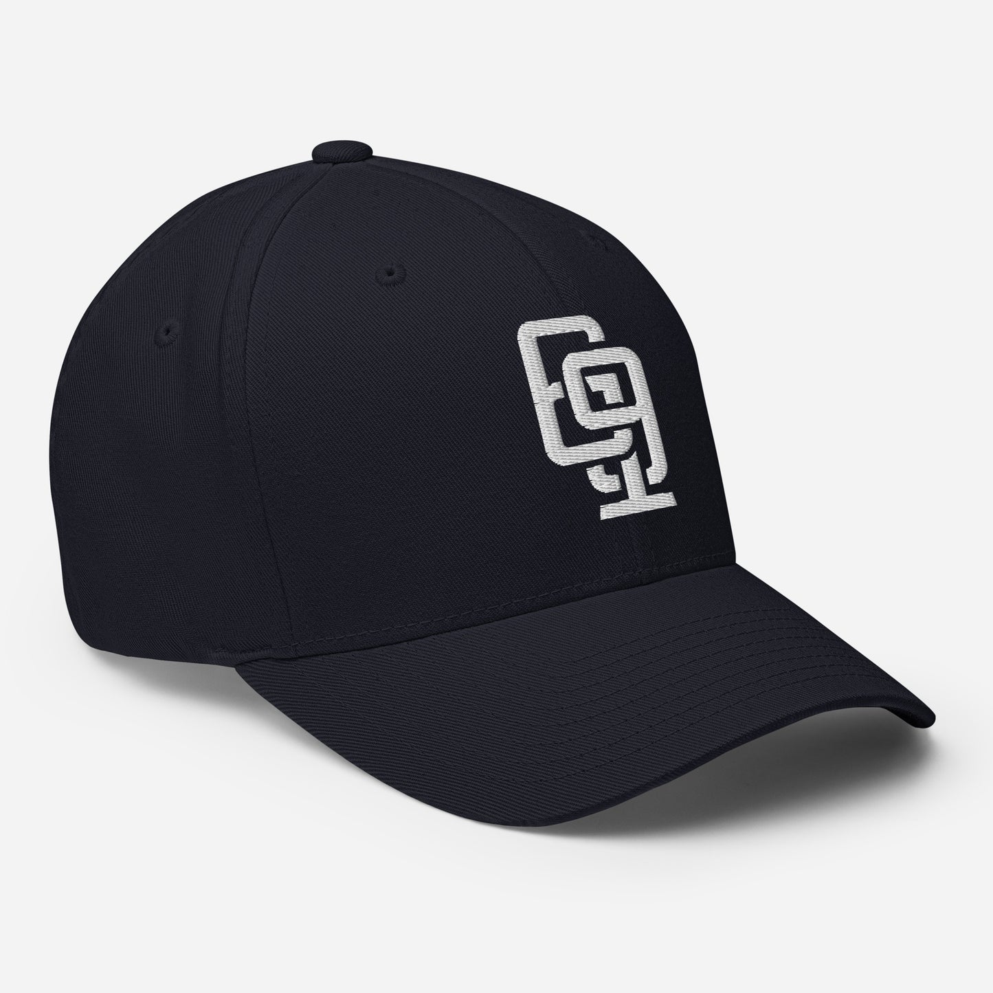"619" Structured Twill Cap | E Luna Brand ESSENTIAL | 2 White Thread Logos