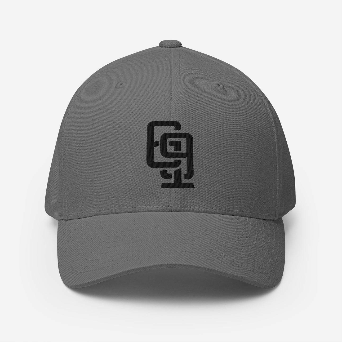 "619" Structured Twill Cap | E Luna Brand ESSENTIAL | 2 Black Thread Logos