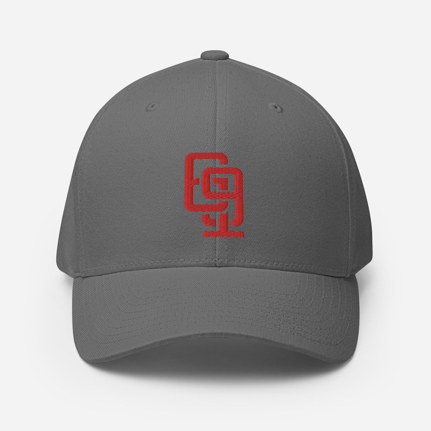 "619" Structured Twill Cap | E Luna Brand ESSENTIAL | 2 Red Thread Logos