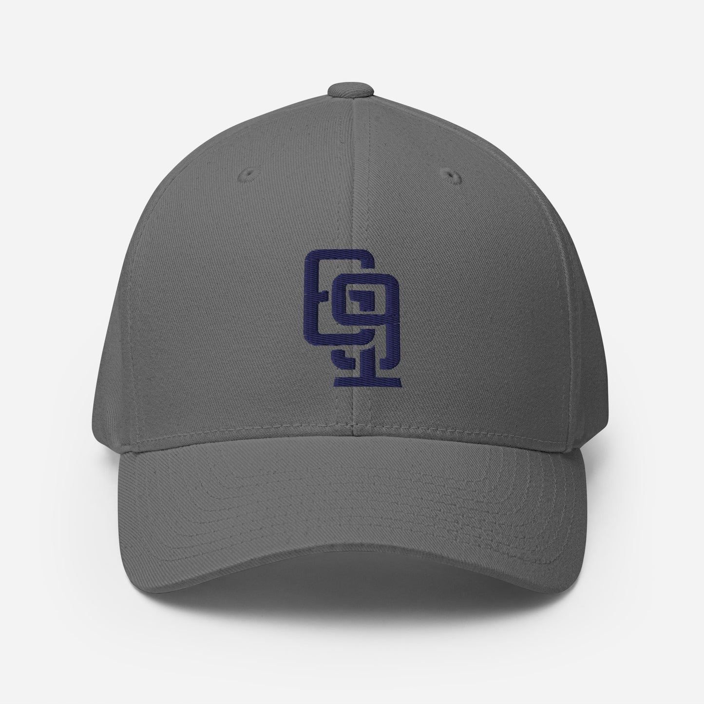 "619" Structured Twill Cap | E Luna Brand ESSENTIAL | 2 Navy Thread Logos