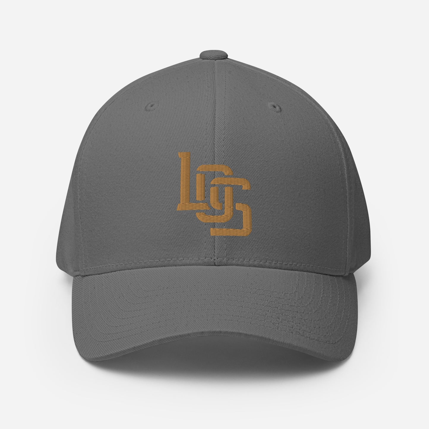 "LOS" Structured Twill Cap | E Luna Brand ESSENTIAL | 2 Old Gold Thread Logos