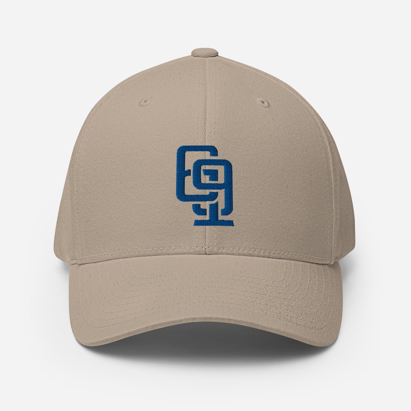 "619" Structured Twill Cap | E Luna Brand ESSENTIAL | 2 Royal Thread Logos