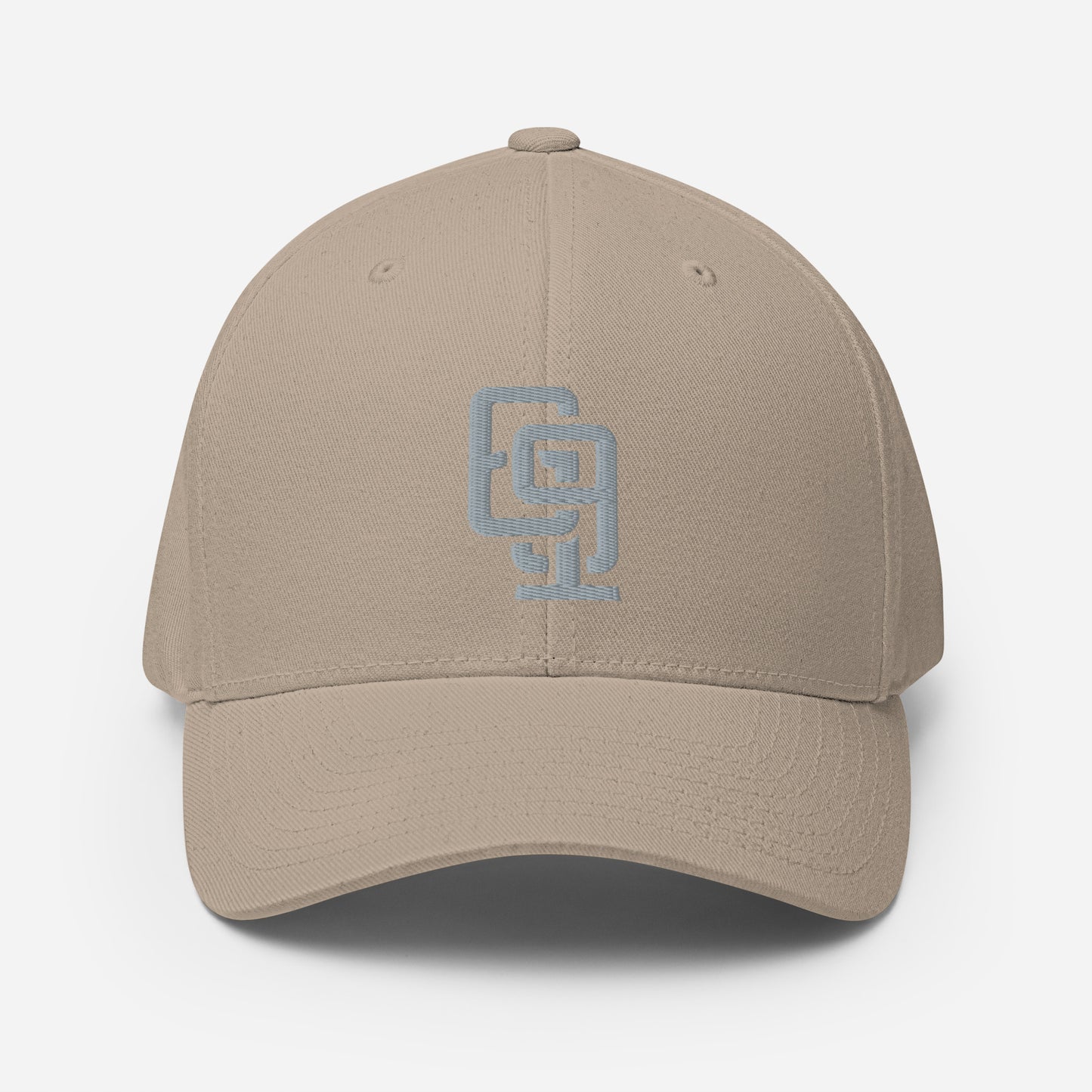 "619" Structured Twill Cap | E Luna Brand ESSENTIAL | 2 Grey Thread Logos