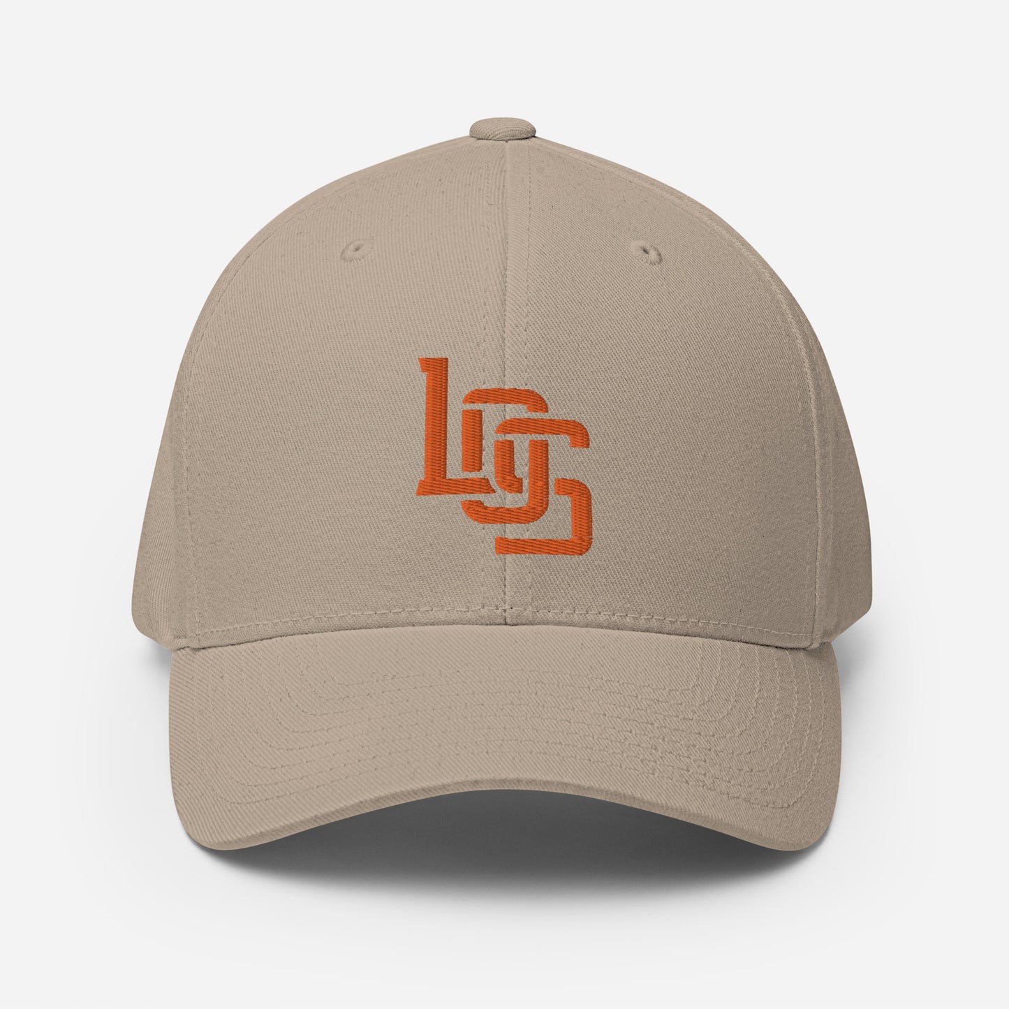 "LOS" Structured Twill Cap | E Luna Brand ESSENTIAL | 2 Orange Thread Logos