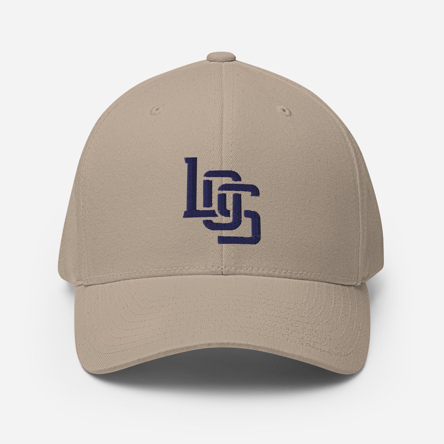 "LOS" Structured Twill Cap | E Luna Brand ESSENTIAL | 2 Navy Thread Logos