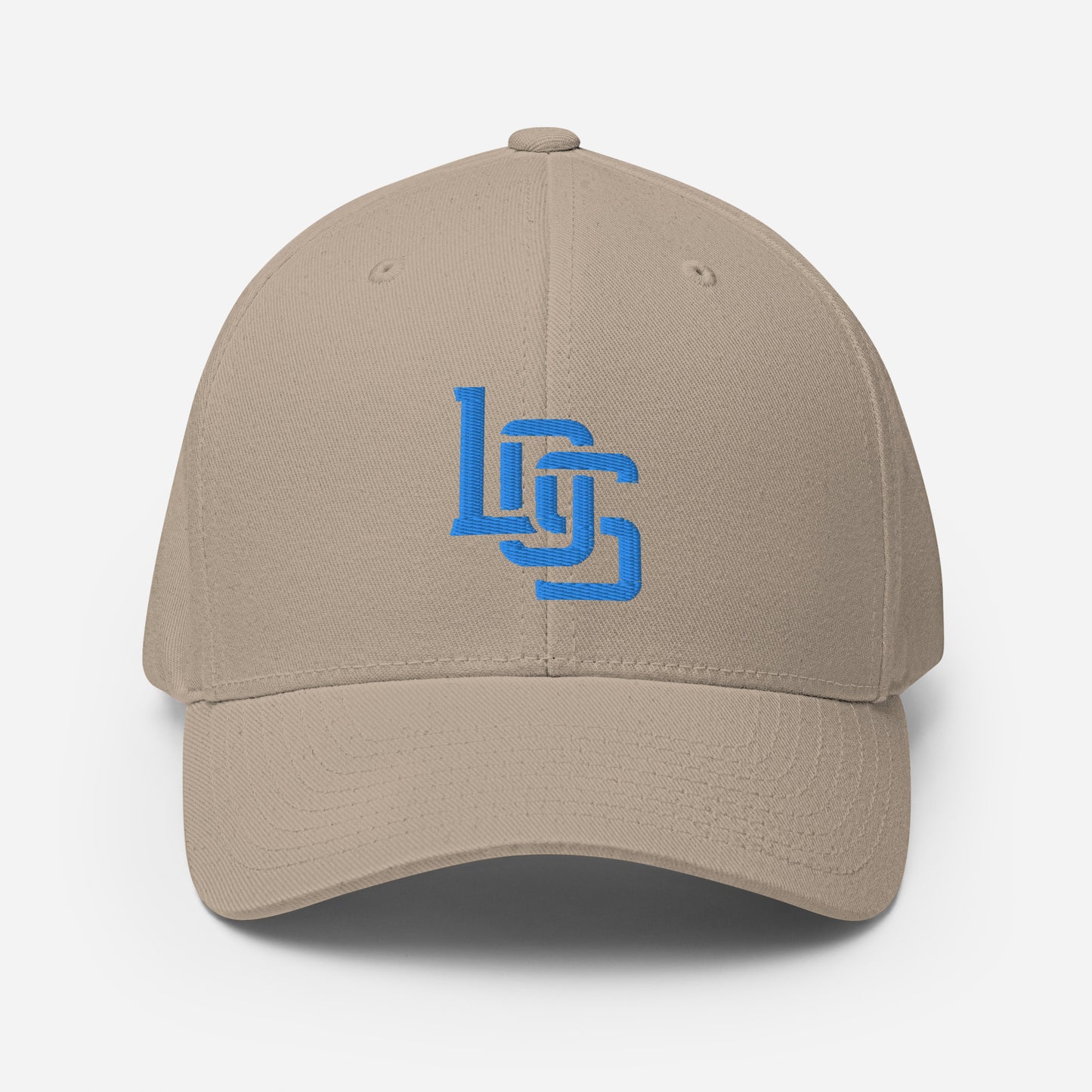 "LOS" Structured Twill Cap | E Luna Brand ESSENTIAL | 2 Aqua/Teal Thread Logos