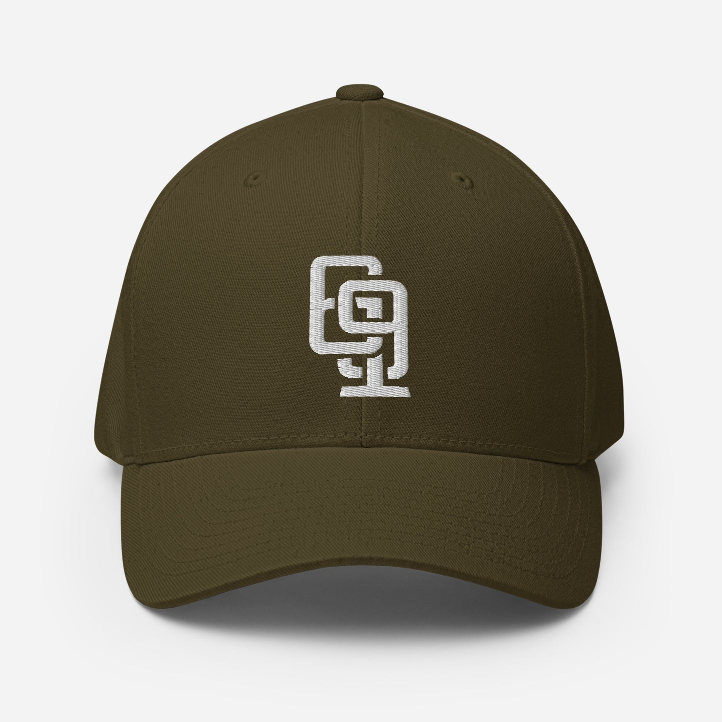"619" Structured Twill Cap | E Luna Brand ESSENTIAL | 2 White Thread Logos