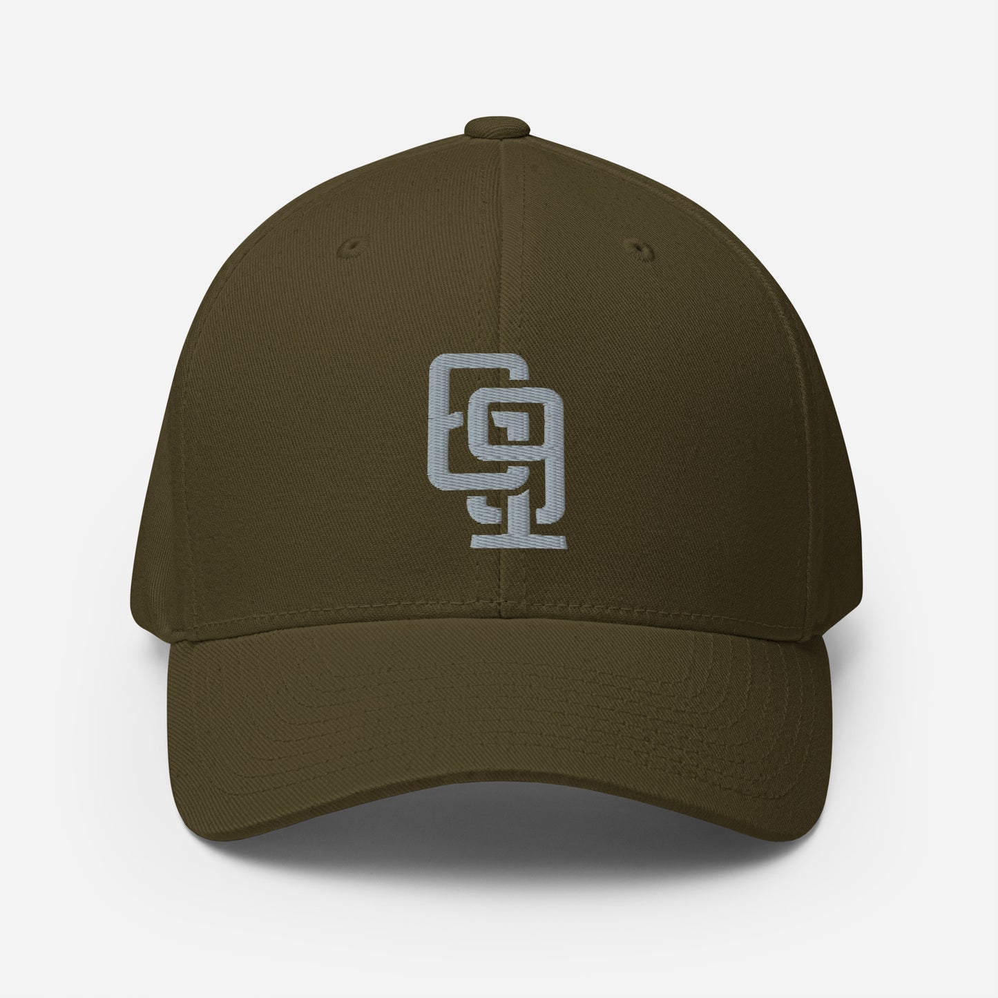 "619" Structured Twill Cap | E Luna Brand ESSENTIAL | 2 Grey Thread Logos