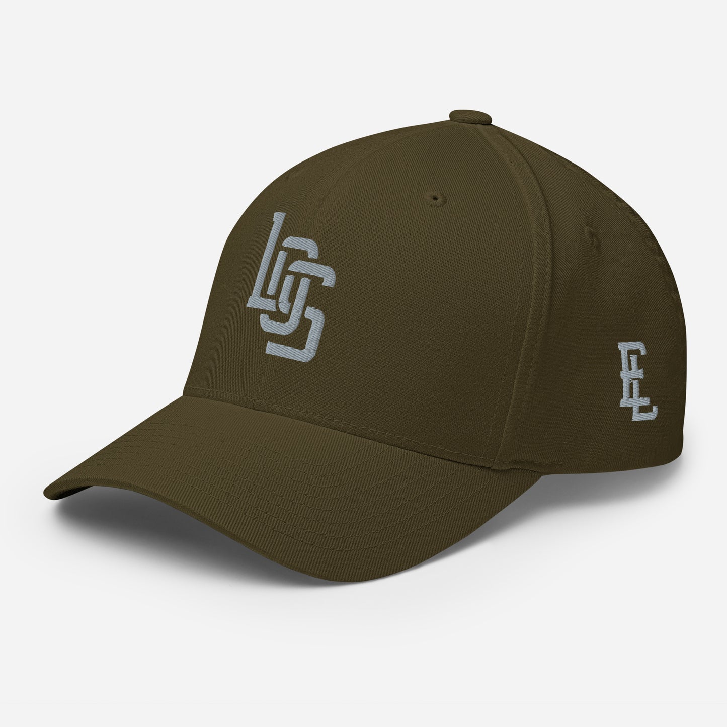 "LOS" Structured Twill Cap | E Luna Brand ESSENTIAL | 2 Grey Thread Logos