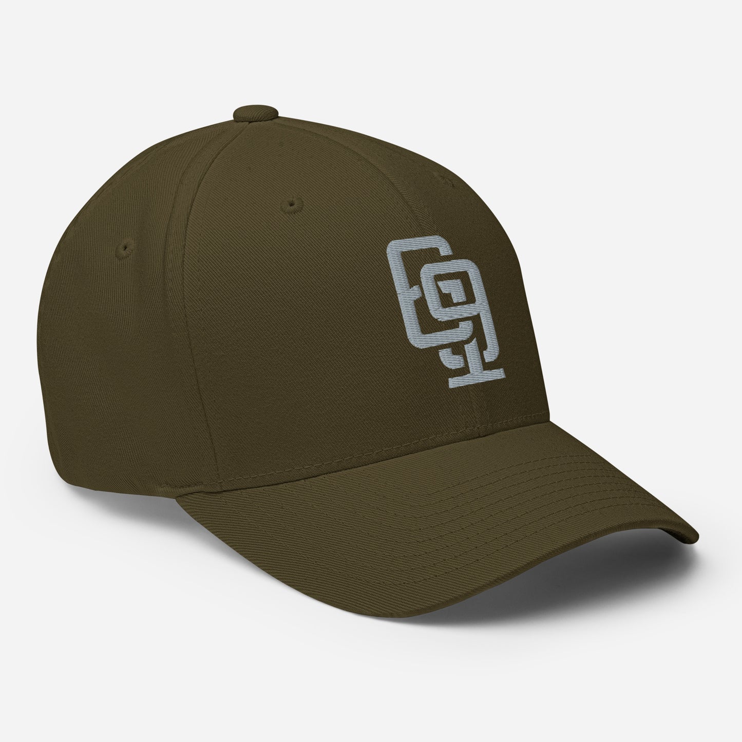 "619" Structured Twill Cap | E Luna Brand ESSENTIAL | 2 Grey Thread Logos