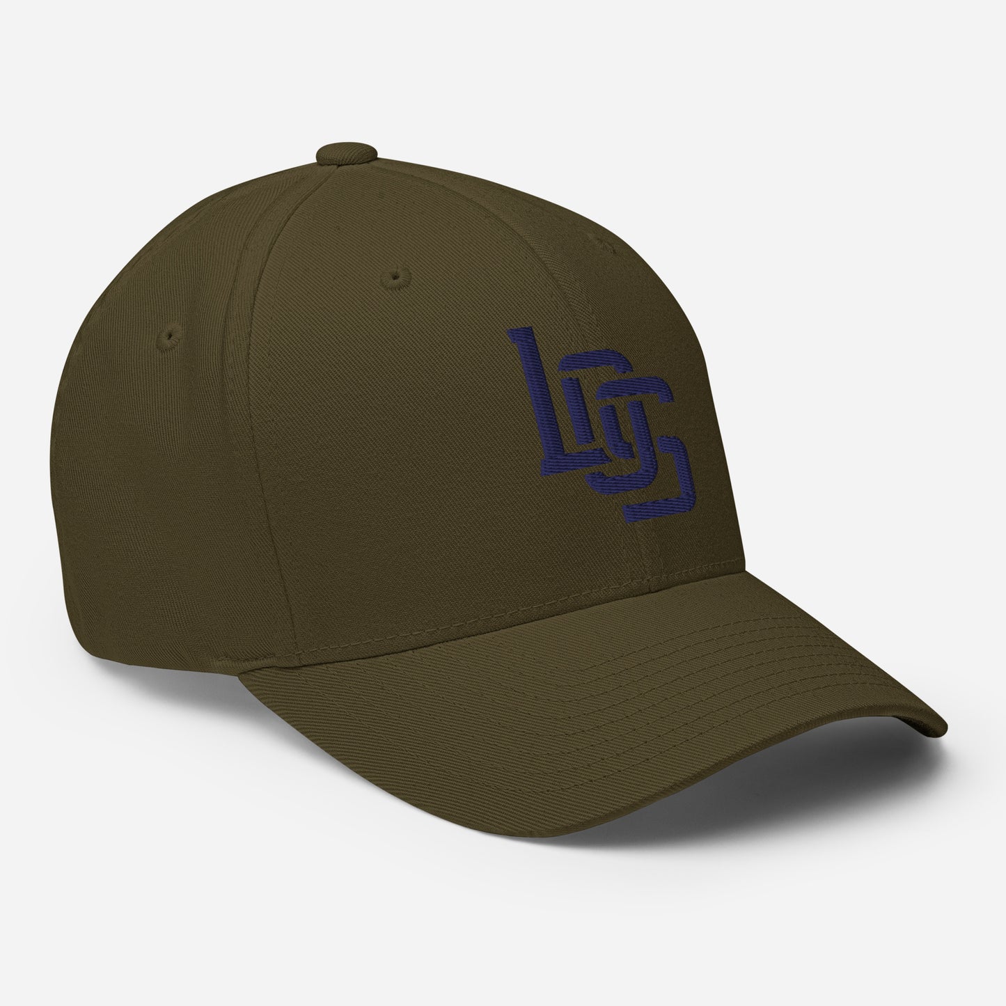 "LOS" Structured Twill Cap | E Luna Brand ESSENTIAL | 2 Navy Thread Logos