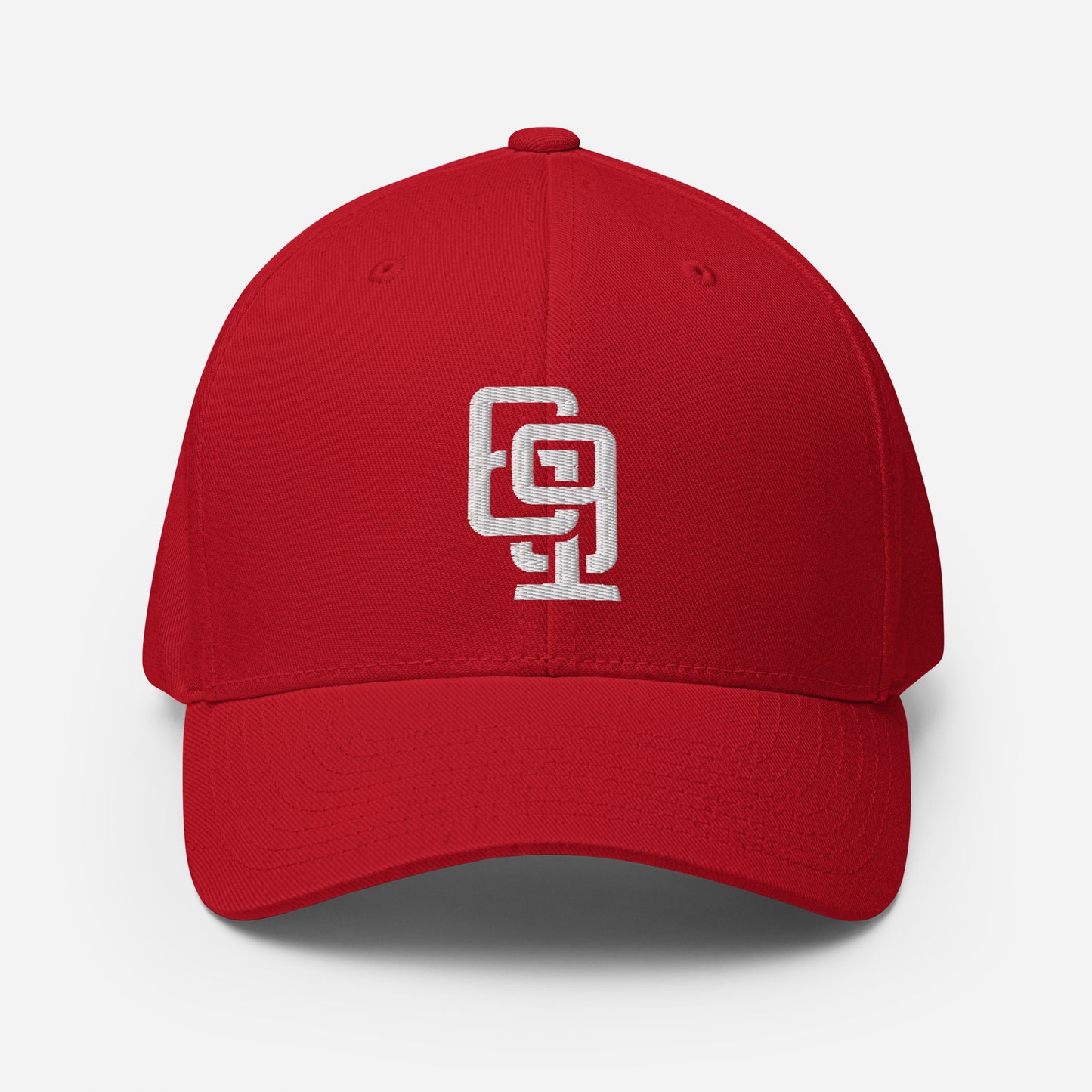 "619" Structured Twill Cap | E Luna Brand ESSENTIAL | 2 White Thread Logos