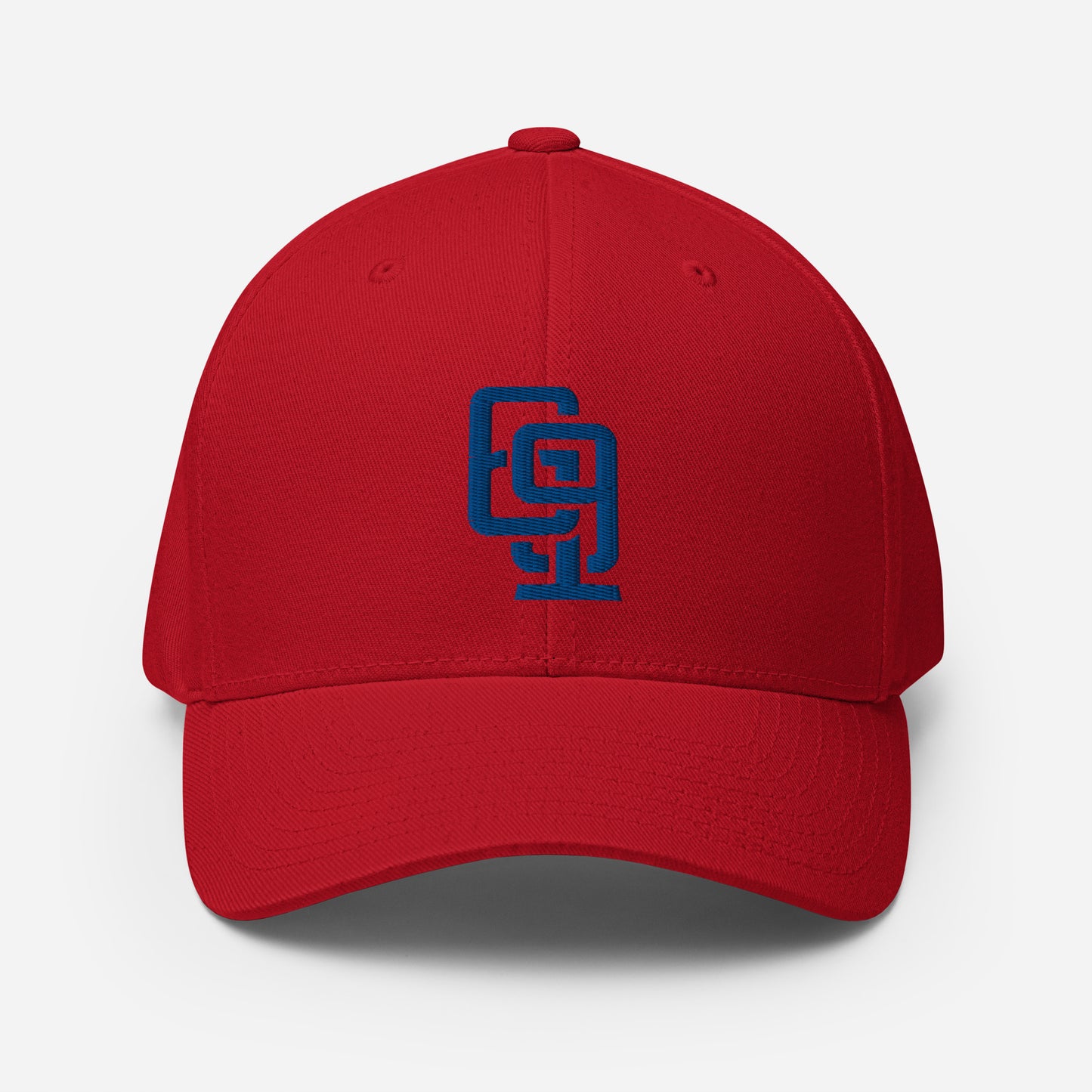"619" Structured Twill Cap | E Luna Brand ESSENTIAL | 2 Royal Thread Logos