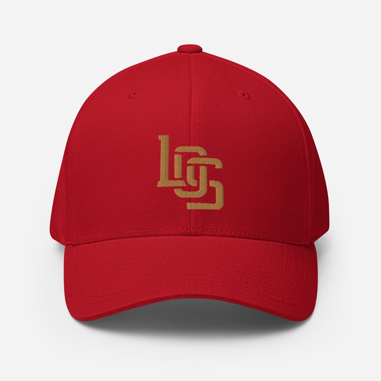 "LOS" Structured Twill Cap | E Luna Brand ESSENTIAL | 2 Old Gold Thread Logos