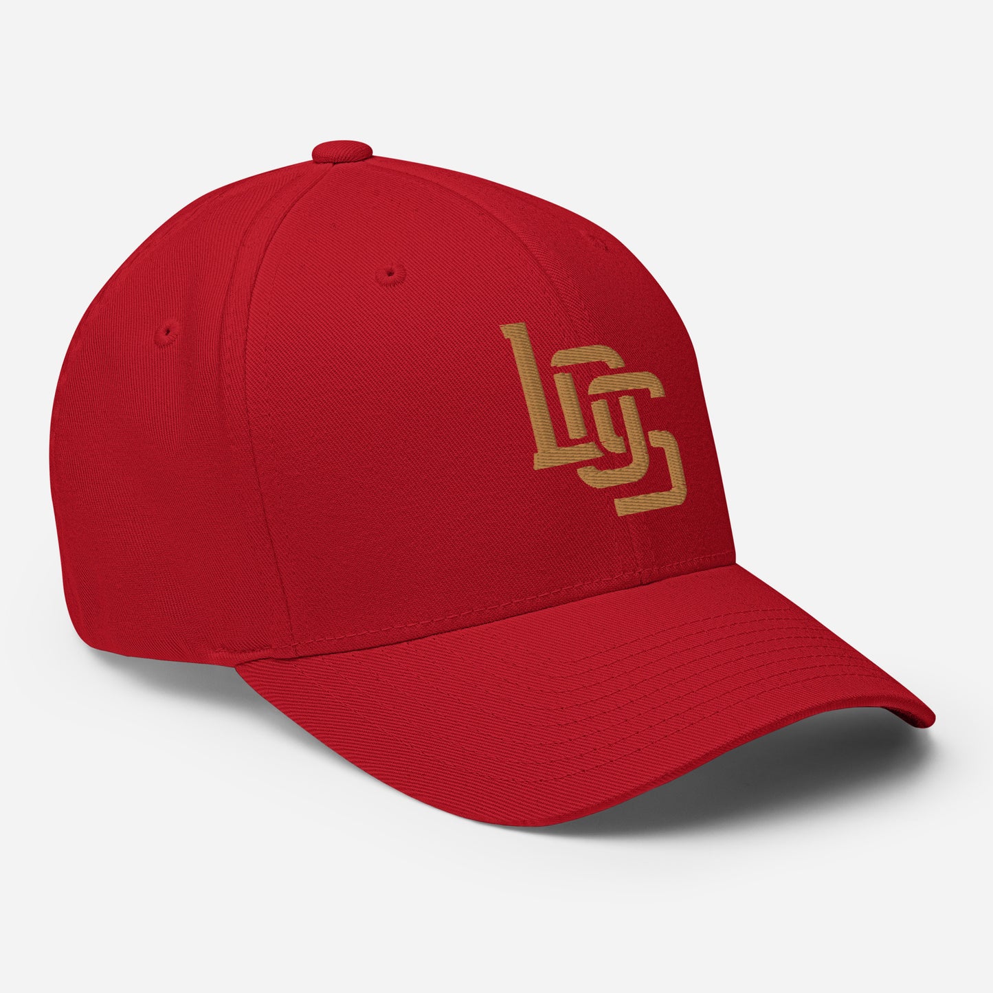 "LOS" Structured Twill Cap | E Luna Brand ESSENTIAL | 2 Old Gold Thread Logos