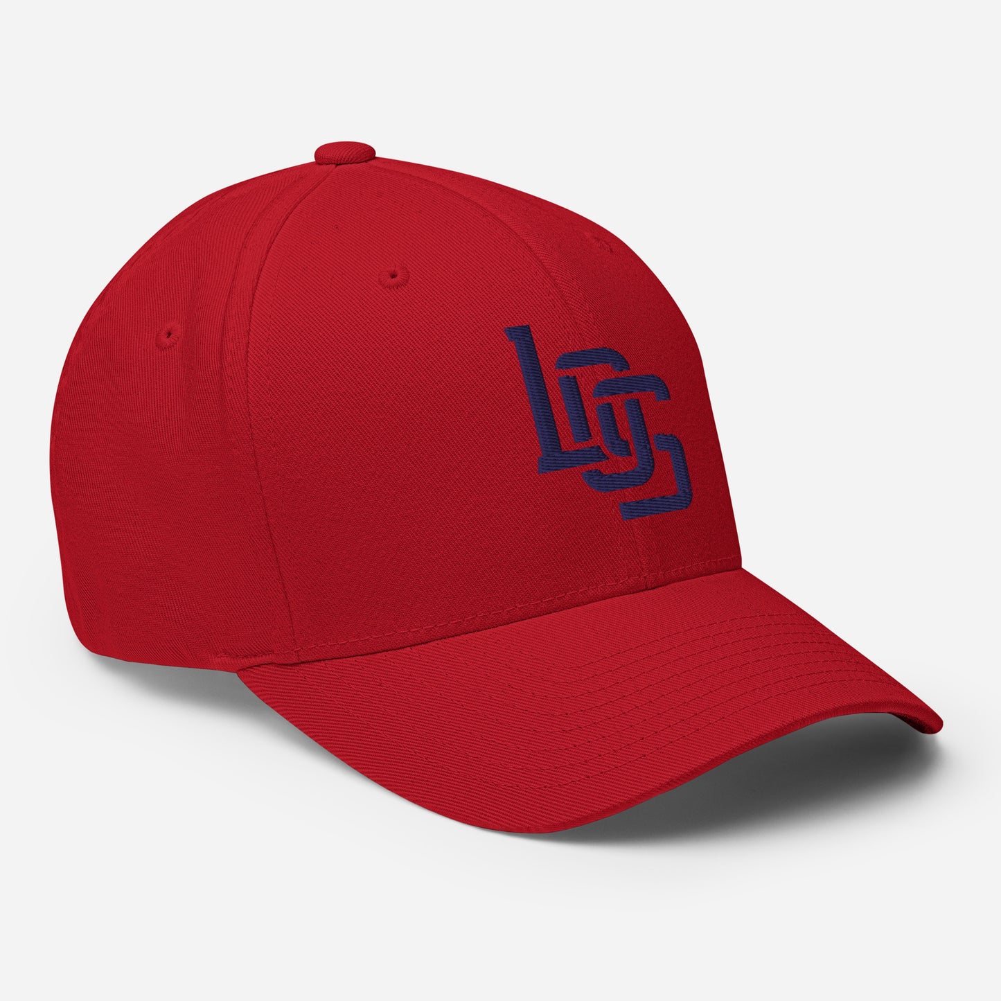 "LOS" Structured Twill Cap | E Luna Brand ESSENTIAL | 2 Navy Thread Logos