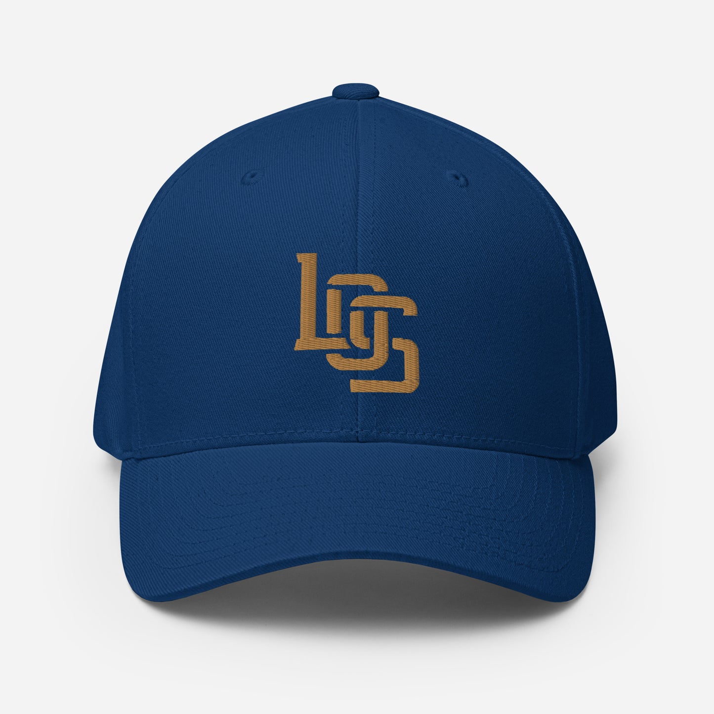 "LOS" Structured Twill Cap | E Luna Brand ESSENTIAL | 2 Old Gold Thread Logos