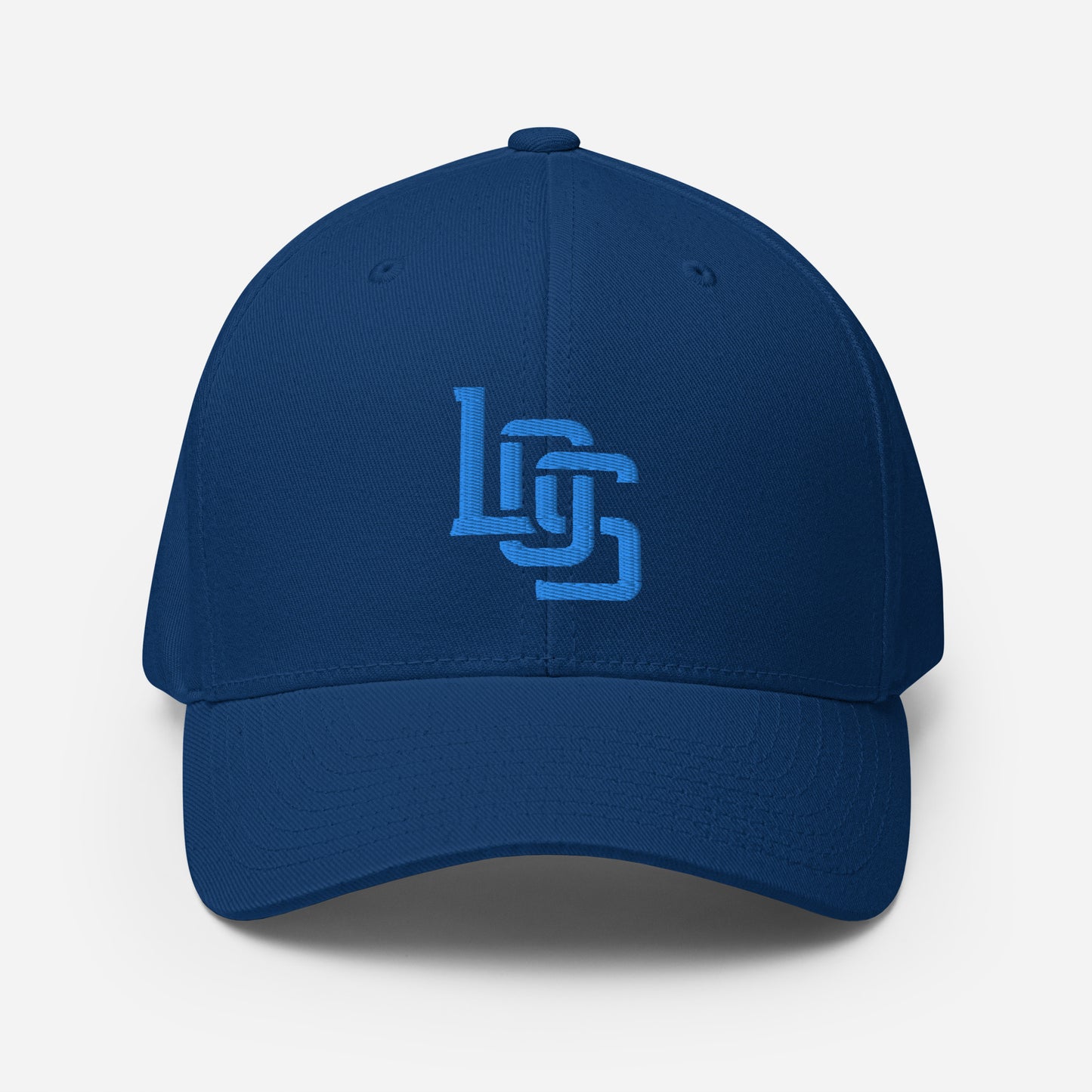 "LOS" Structured Twill Cap | E Luna Brand ESSENTIAL | 2 Aqua/Teal Thread Logos