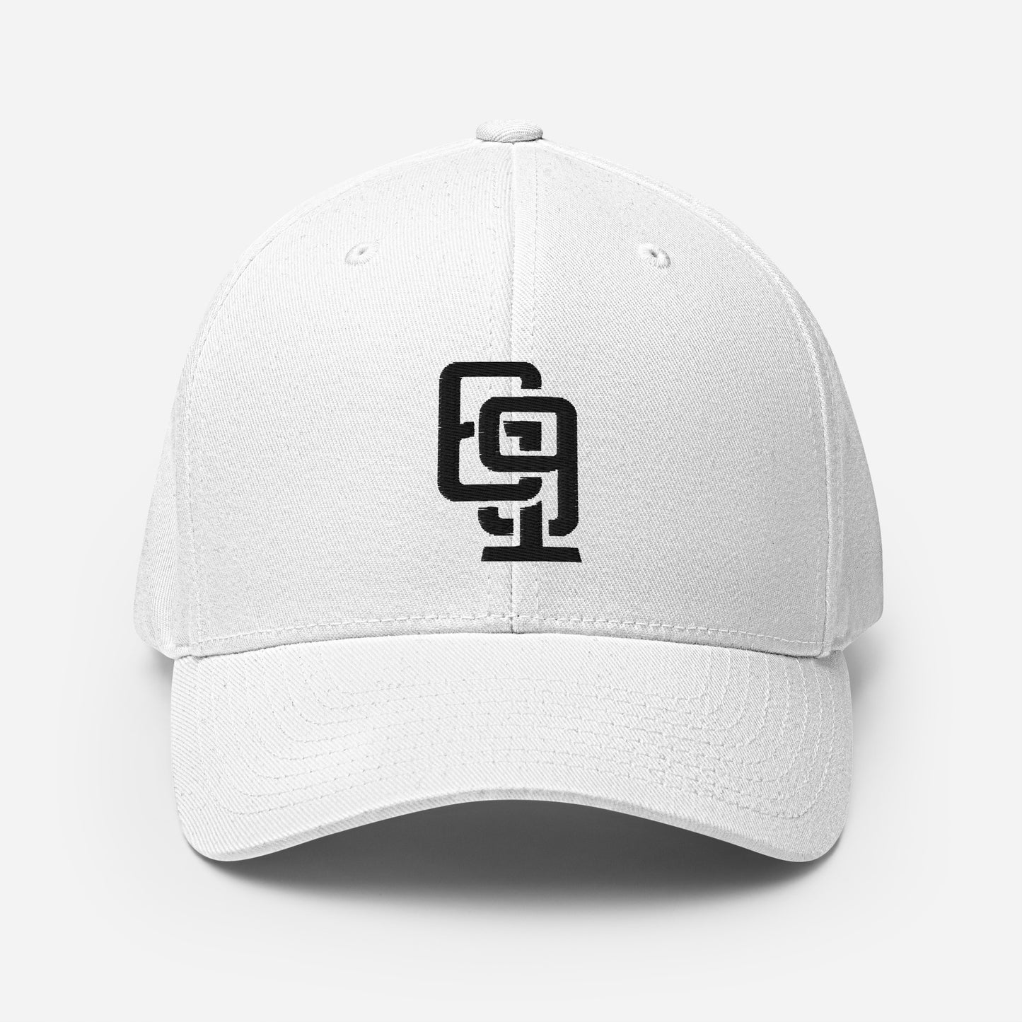 "619" Structured Twill Cap | E Luna Brand ESSENTIAL | 2 Black Thread Logos