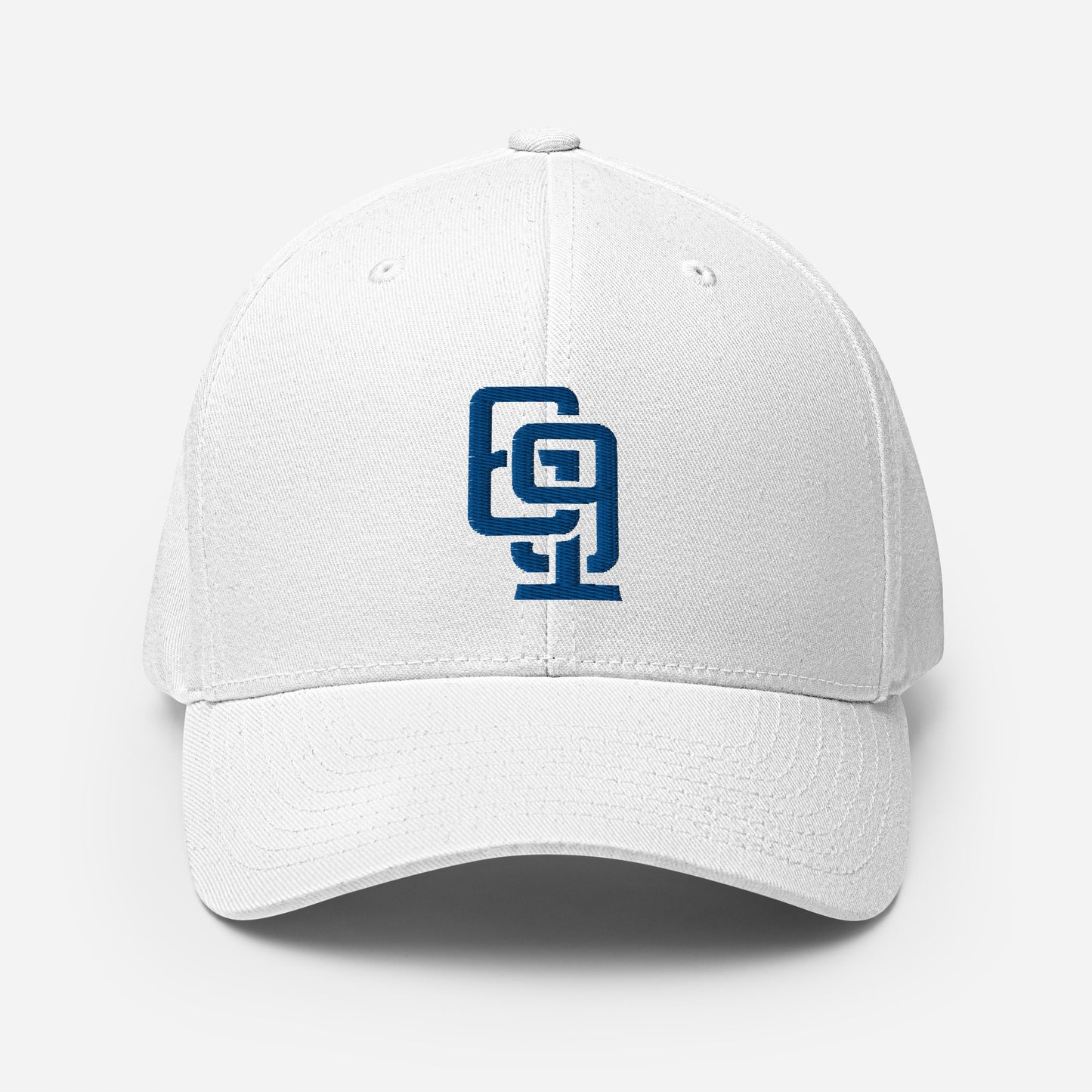 "619" Structured Twill Cap | E Luna Brand ESSENTIAL | 2 Royal Thread Logos
