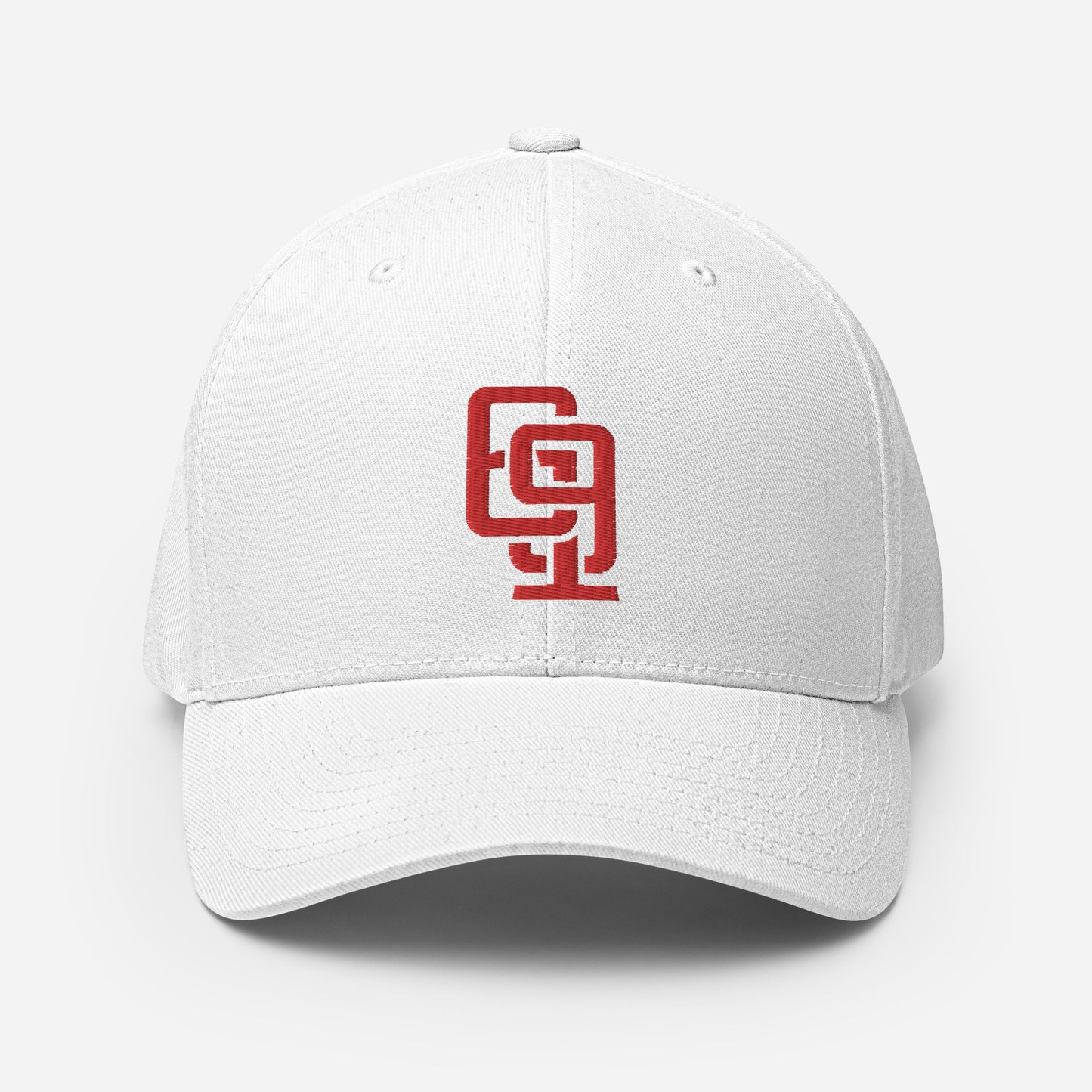 "619" Structured Twill Cap | E Luna Brand ESSENTIAL | 2 Red Thread Logos