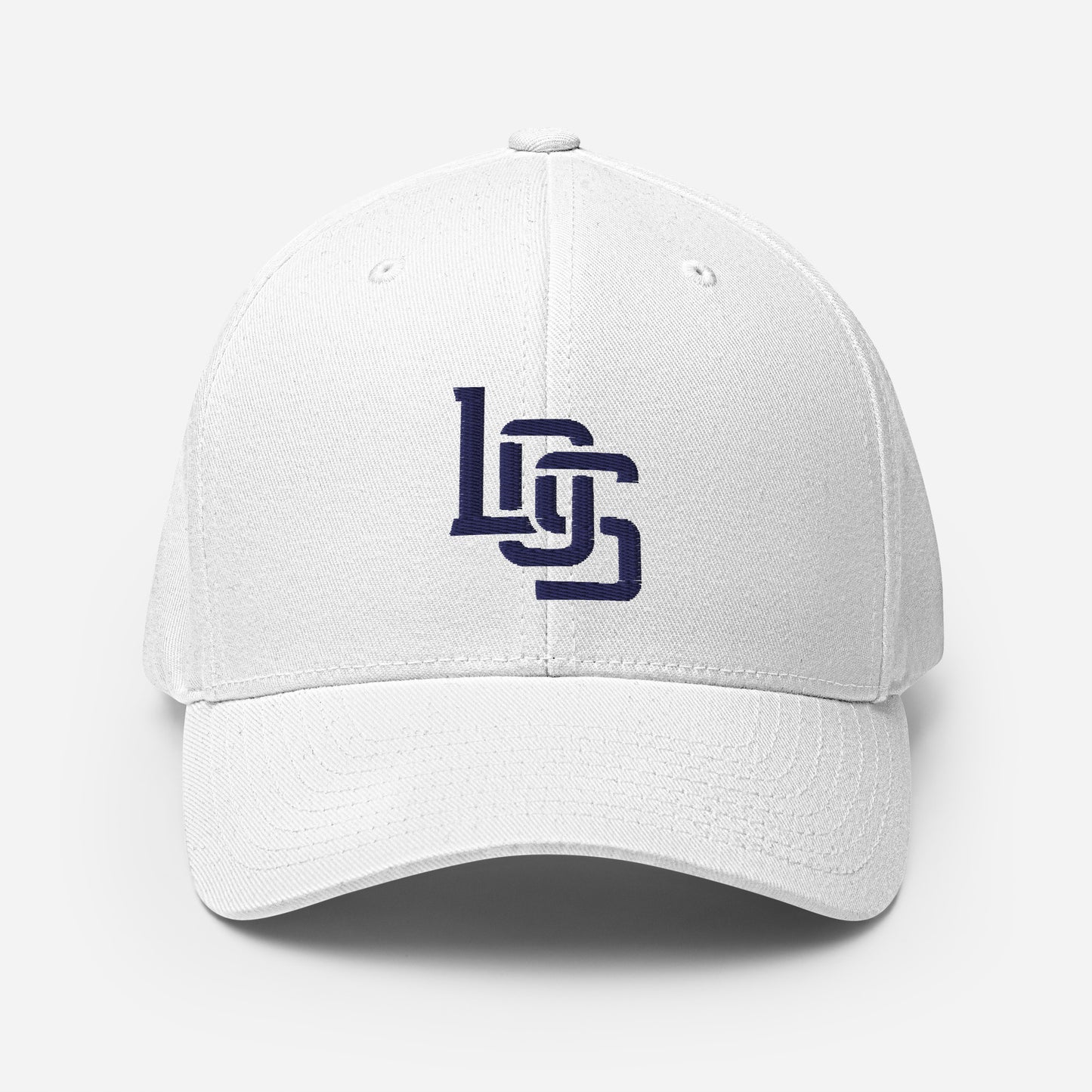 "LOS" Structured Twill Cap | E Luna Brand ESSENTIAL | 2 Navy Thread Logos