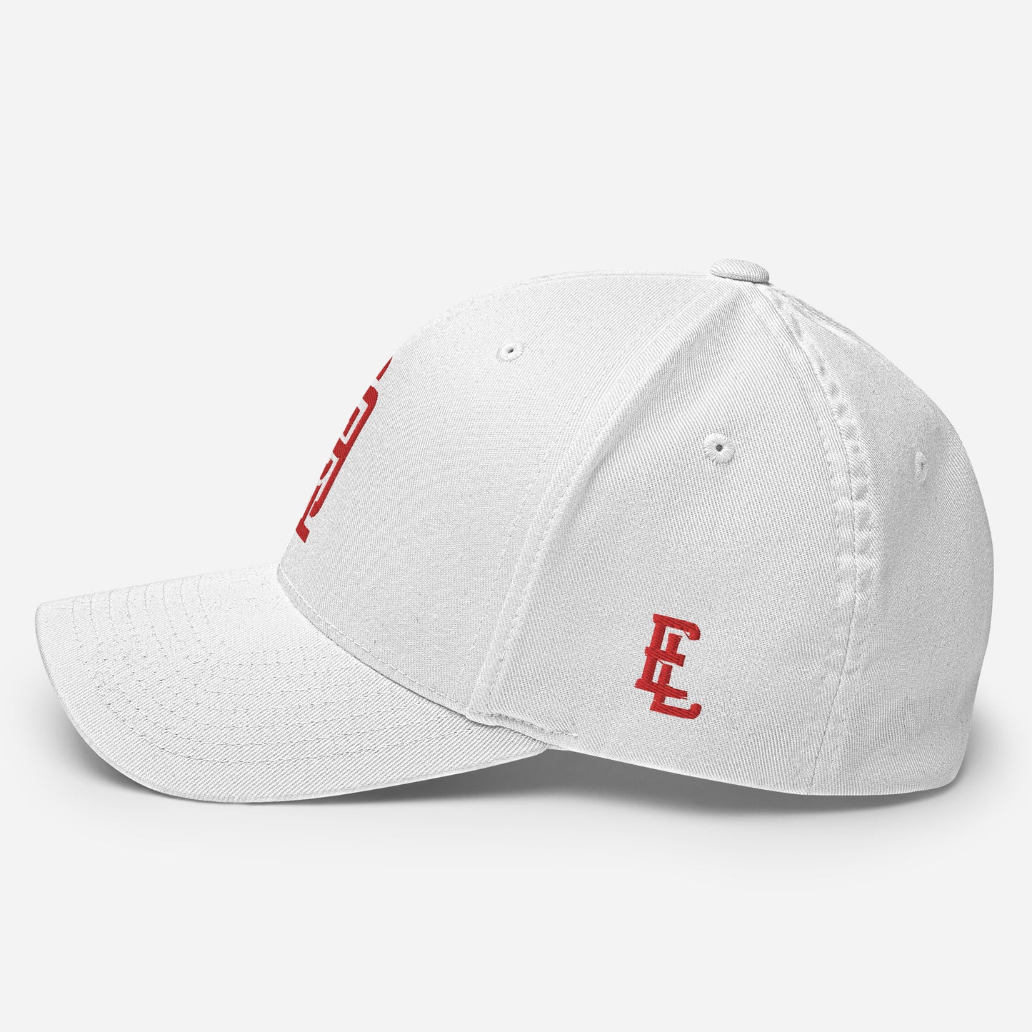 "619" Structured Twill Cap | E Luna Brand ESSENTIAL | 2 Red Thread Logos