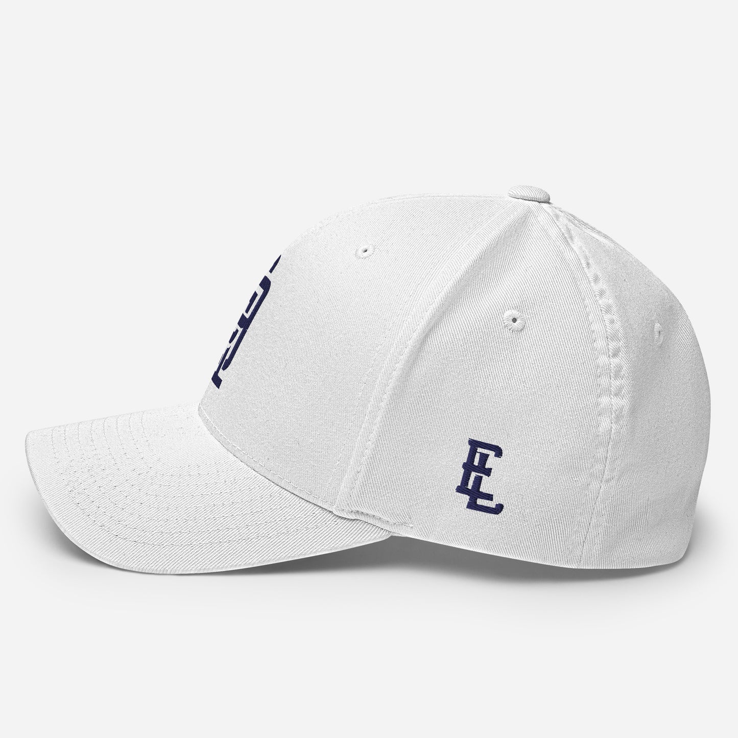 "619" Structured Twill Cap | E Luna Brand ESSENTIAL | 2 Navy Thread Logos