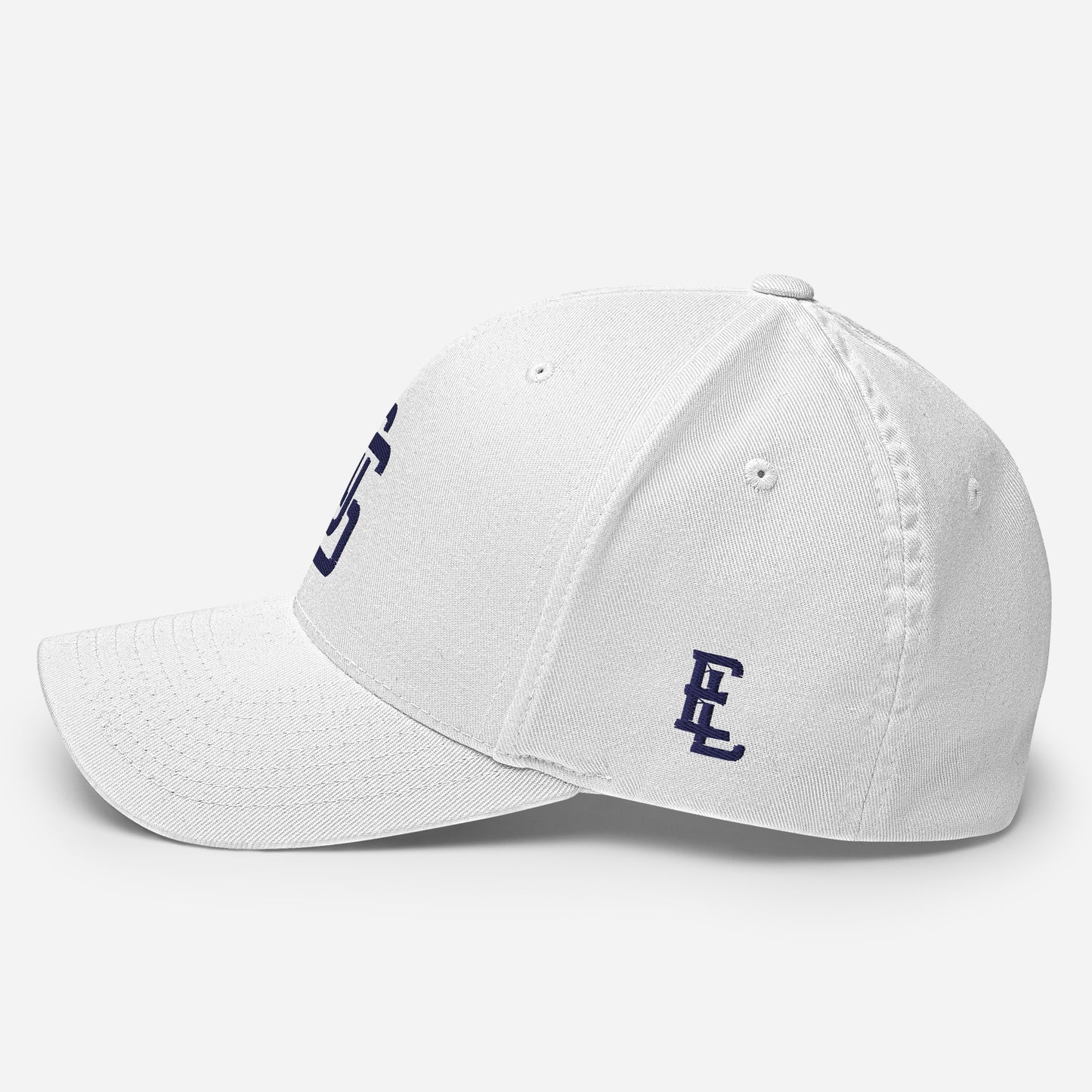 "LOS" Structured Twill Cap | E Luna Brand ESSENTIAL | 2 Navy Thread Logos