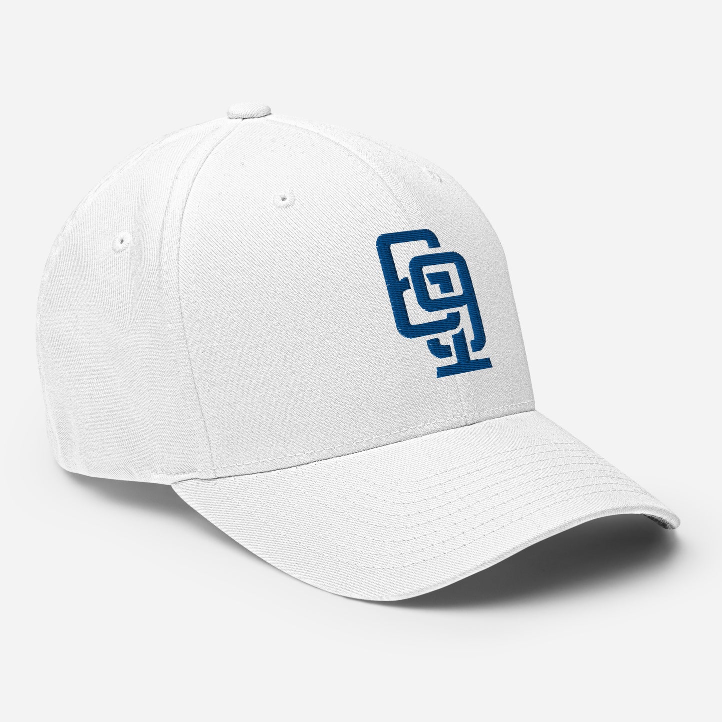 "619" Structured Twill Cap | E Luna Brand ESSENTIAL | 2 Royal Thread Logos