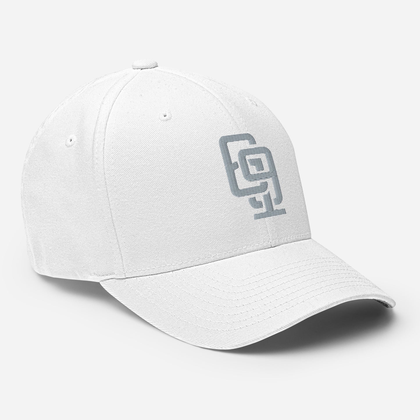 "619" Structured Twill Cap | E Luna Brand ESSENTIAL | 2 Grey Thread Logos