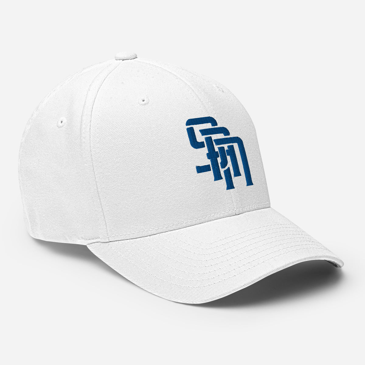 "SAN" Structured Twill Cap | E Luna Brand SELECT | 3 Royal Thread Logos | 3D Puff Edition
