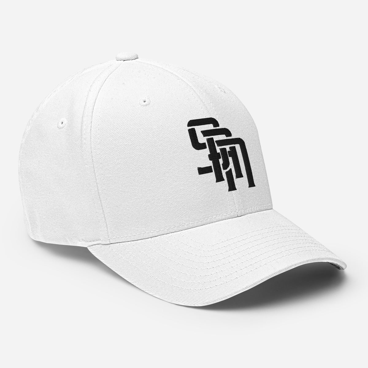 "SAN" Structured Twill Cap | E Luna Brand SELECT | 3 Black Thread Logos | 3D Puff Edition