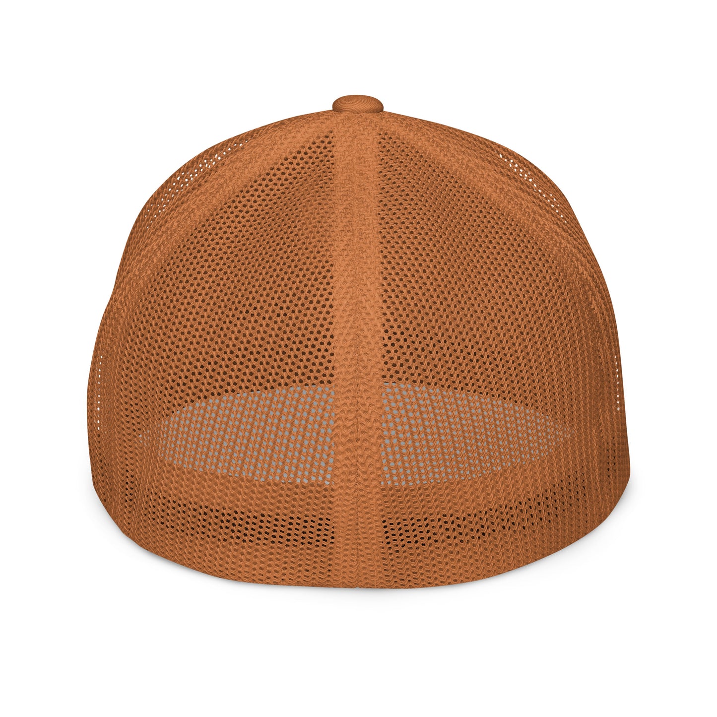"LOS" Closed-Back Trucker Cap | Flexfit 6511 | E Luna CLASSIC Solocrest 1 Red Thread Front Logo