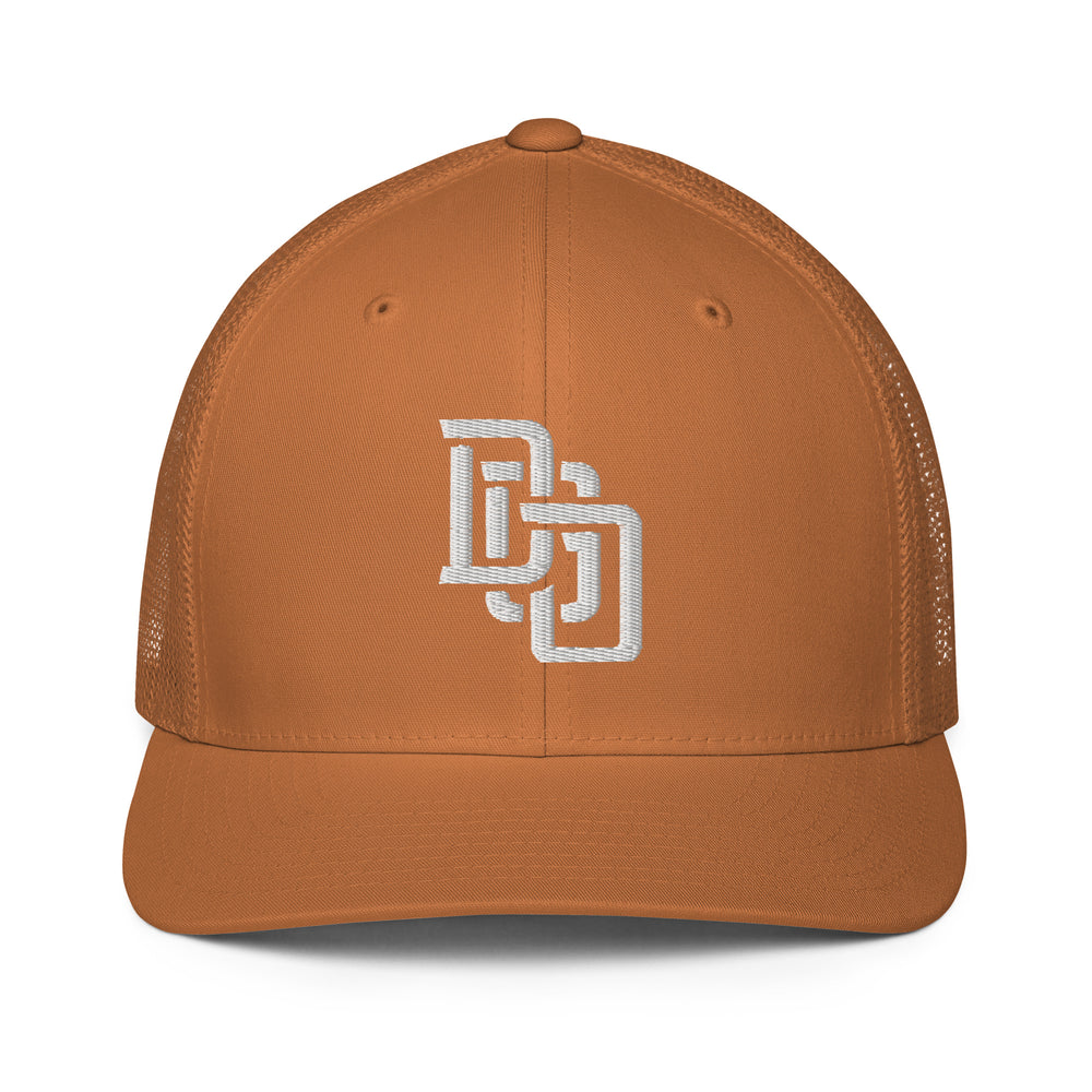 Boné Trucker Fechado "DGO" | E Luna Brand CLASSIC | 1 Logo em Linha Branca | Edição 3D Puff