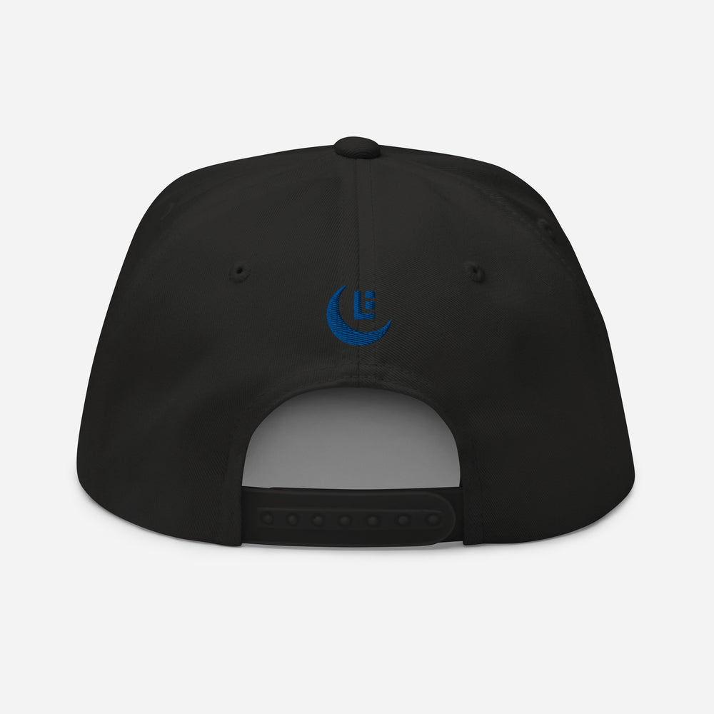 Gorra de visera plana "SAN" | E Luna Brand PREMIUM | 4 logotipos Royal Thread | Edición 3D Puff