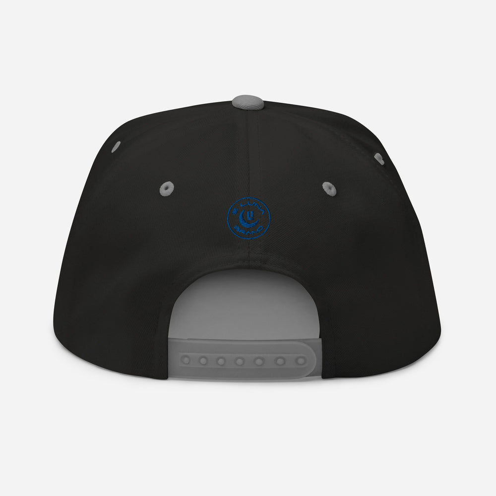 Boné "SAN" Aba Reta | E Luna Brand SELECT | 3 Logotipos com Fio Real | Edição 3D Puff