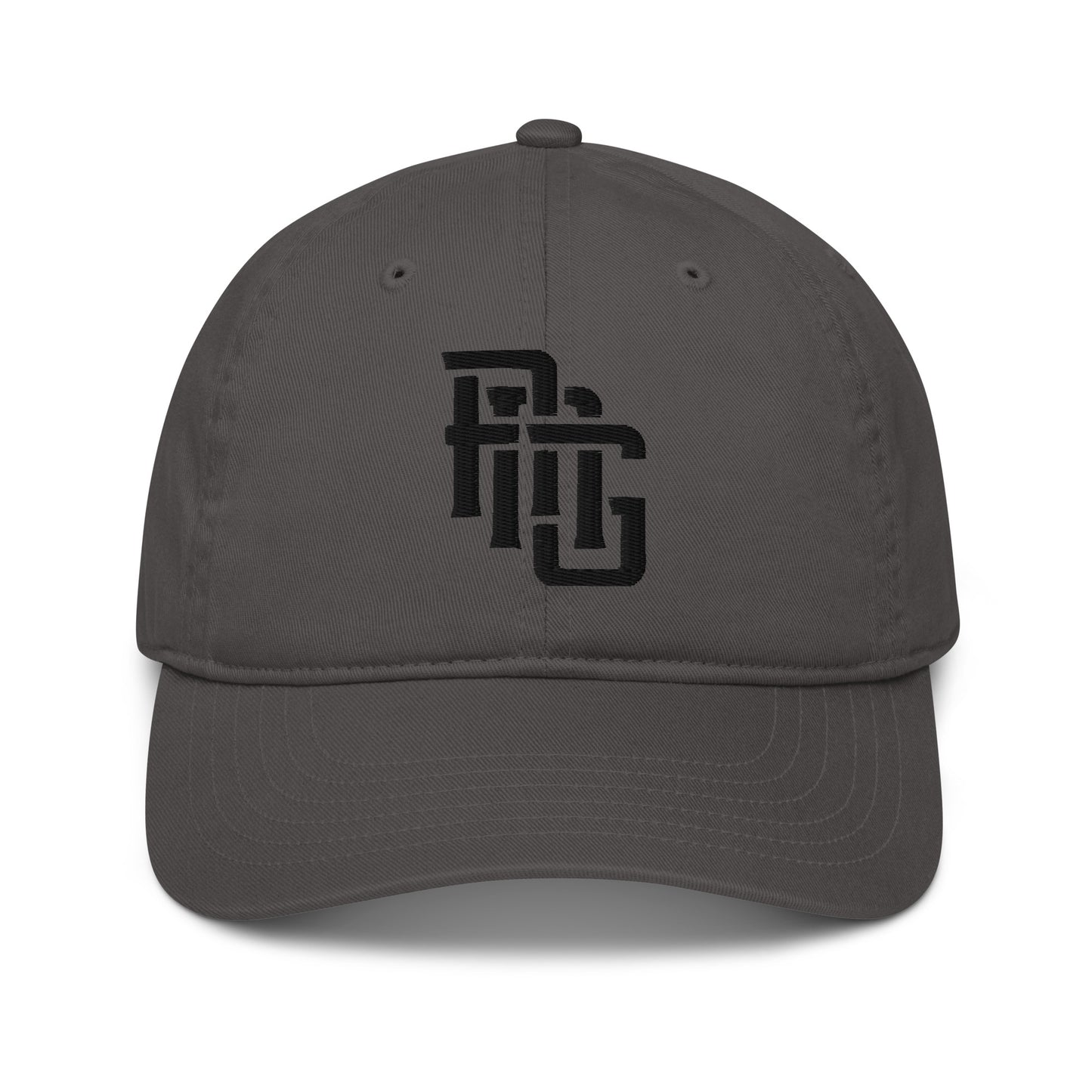 "ANG" Organic Baseball Cap | E Luna Brand ESSENTIAL | 2 Black Thread Logos